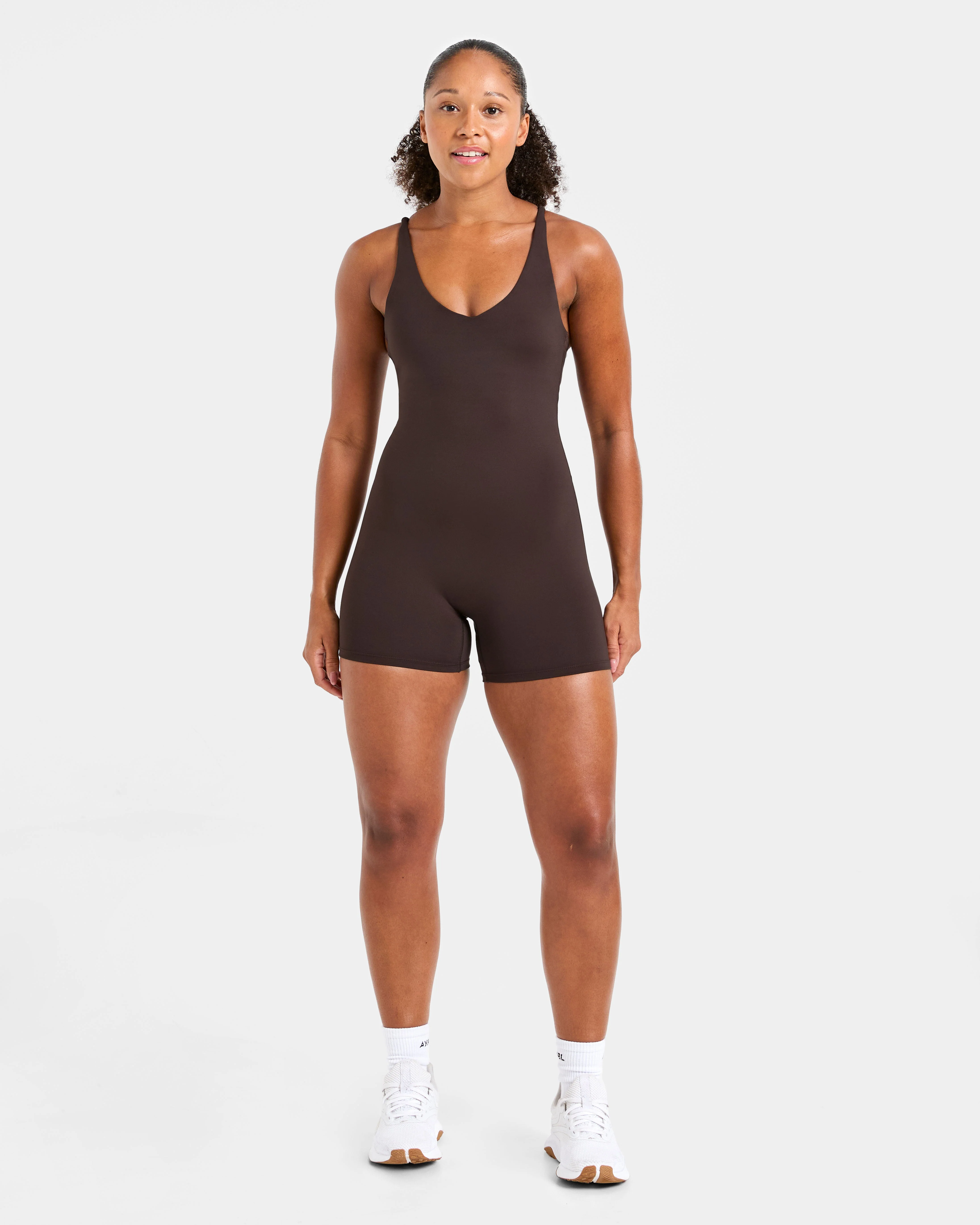 Staple Shorts All In One - Coffee Brown - Image 3
