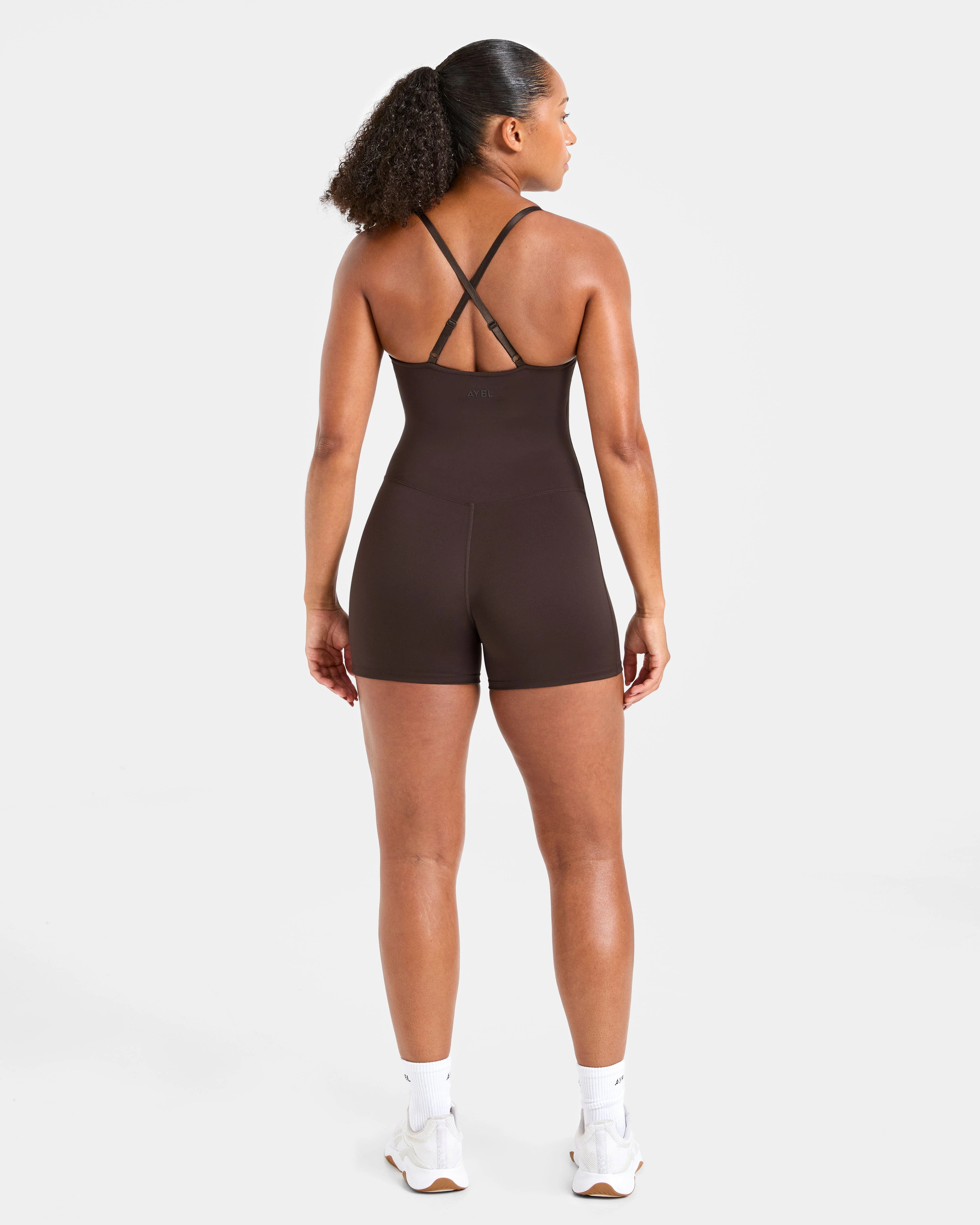 Staple Shorts All In One - Coffee Brown - Image 4