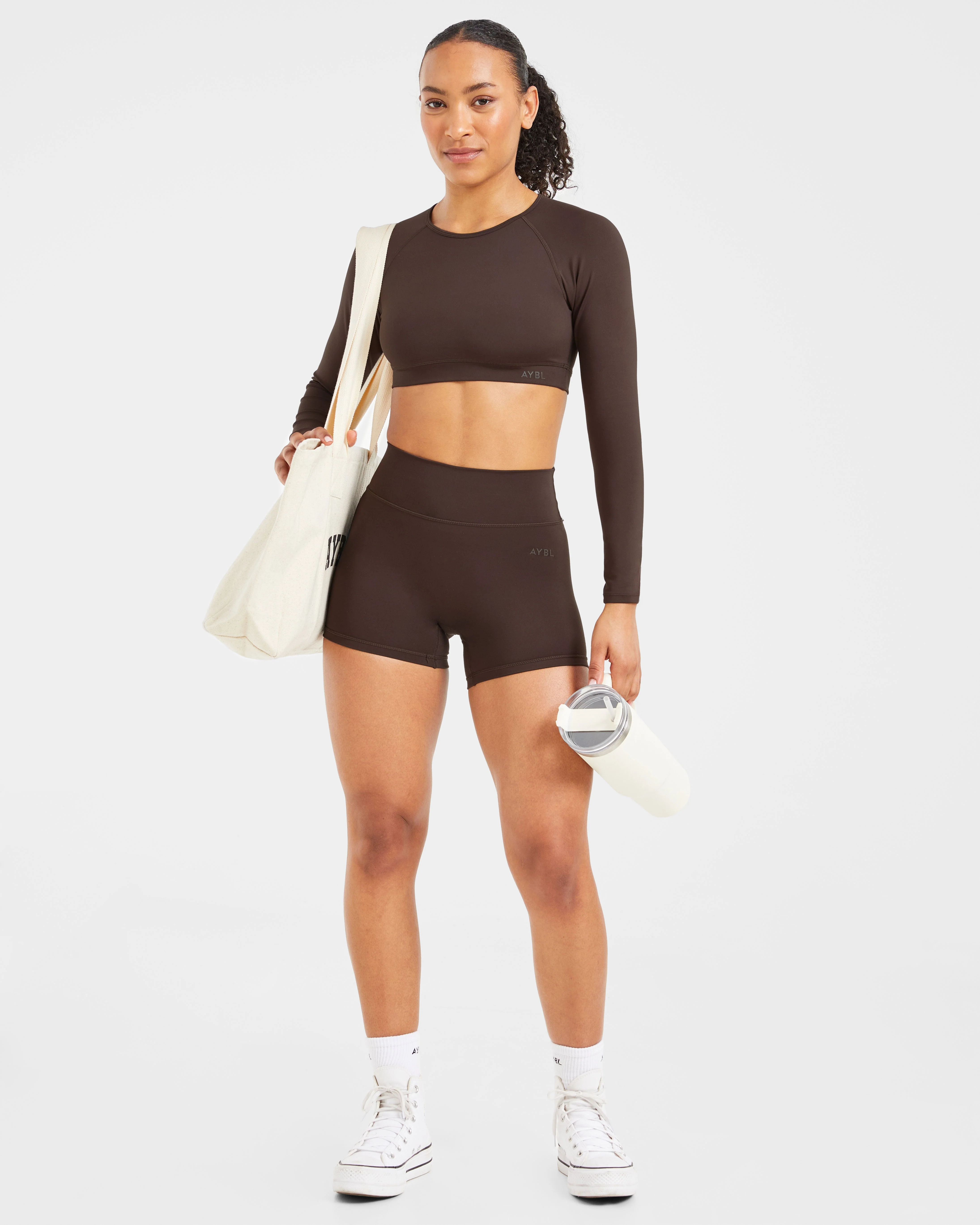 Staple Shorts - Coffee Brown - Image 7