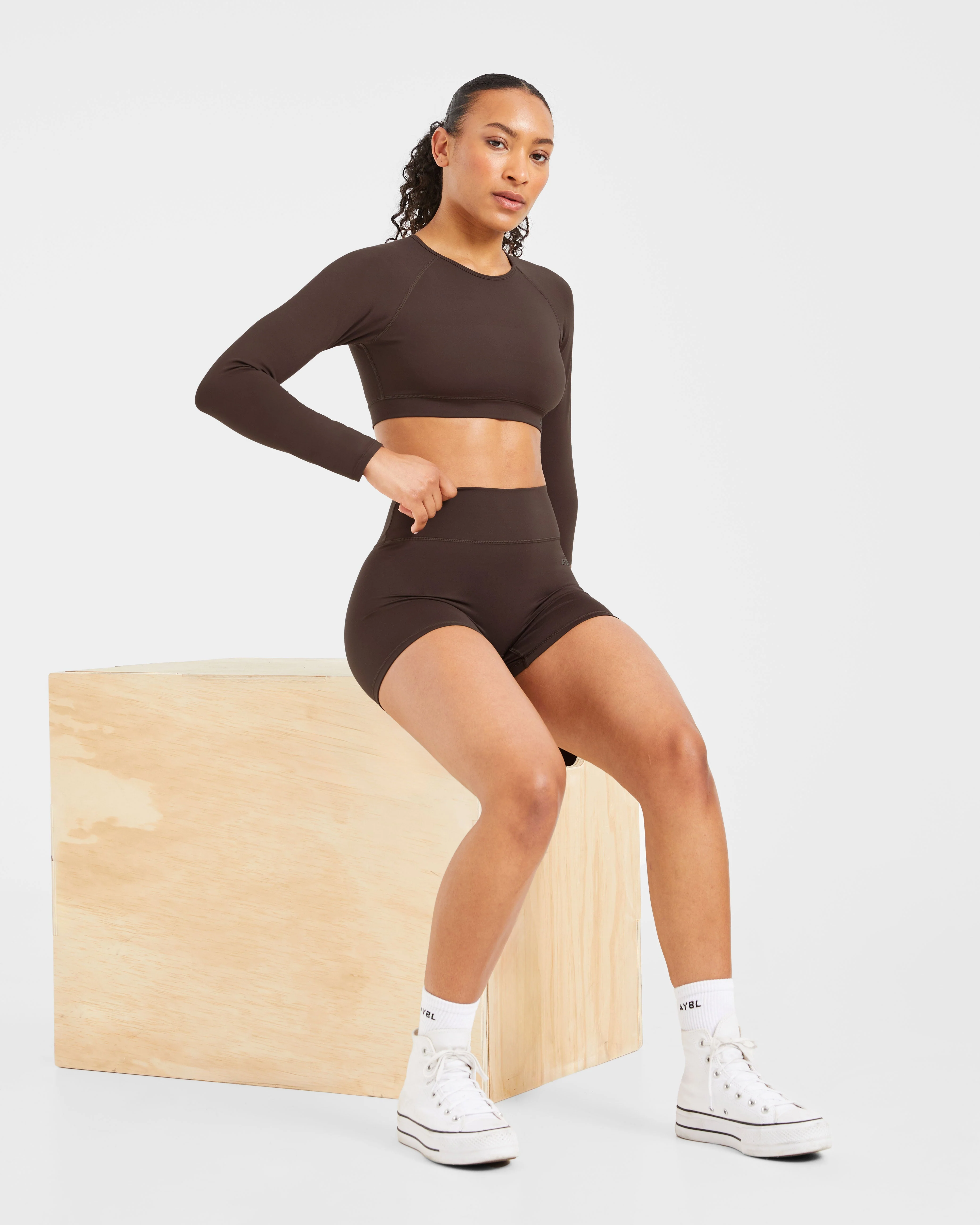 Staple Shorts - Coffee Brown - Image 8
