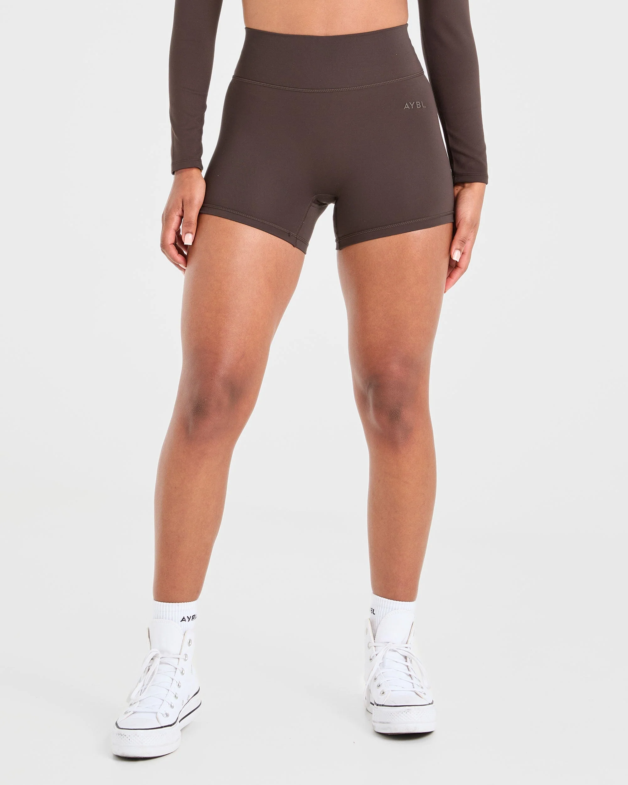 Staple Shorts - Coffee Brown - Image 9