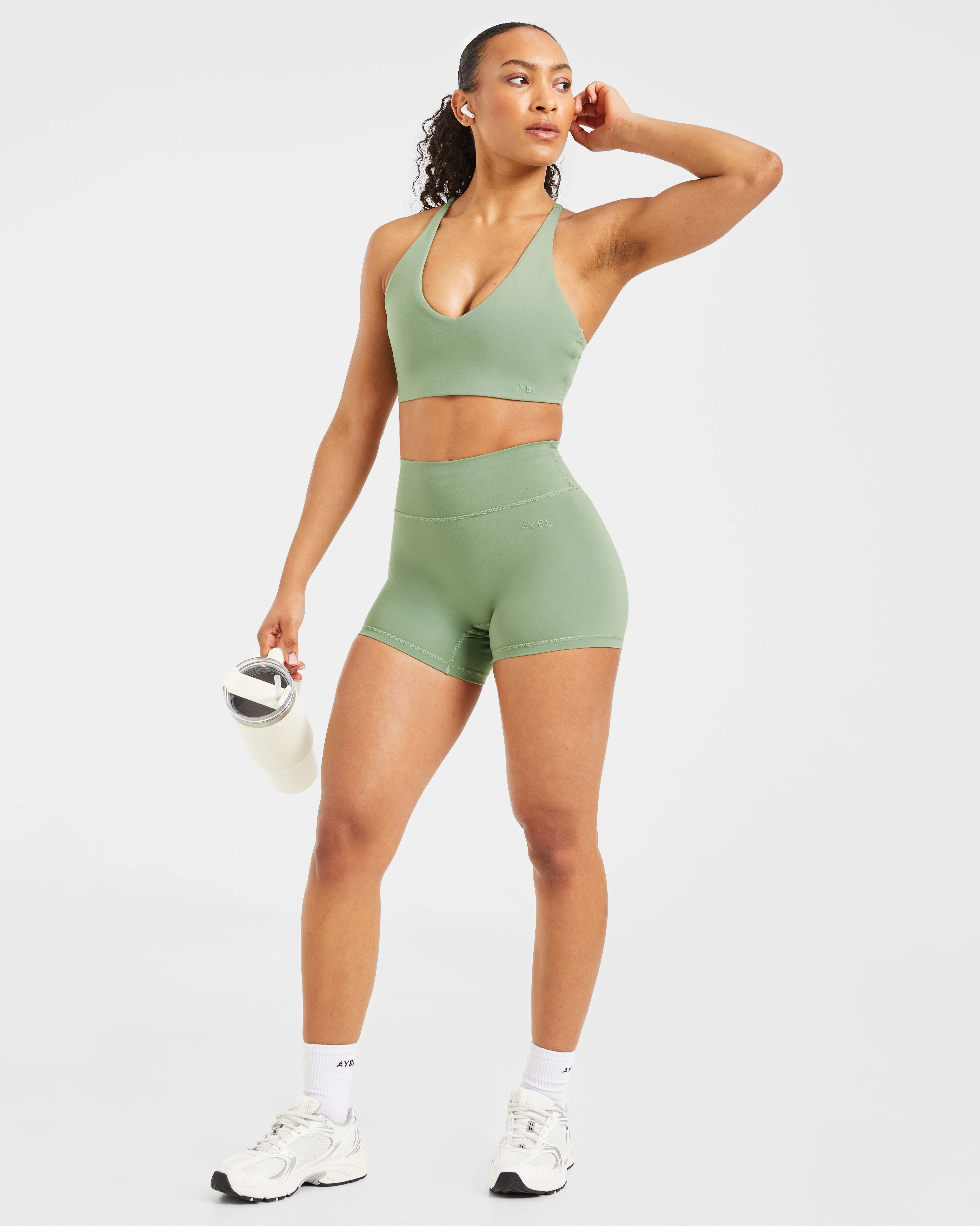 Staple Shorts - Olive Green - Image 7