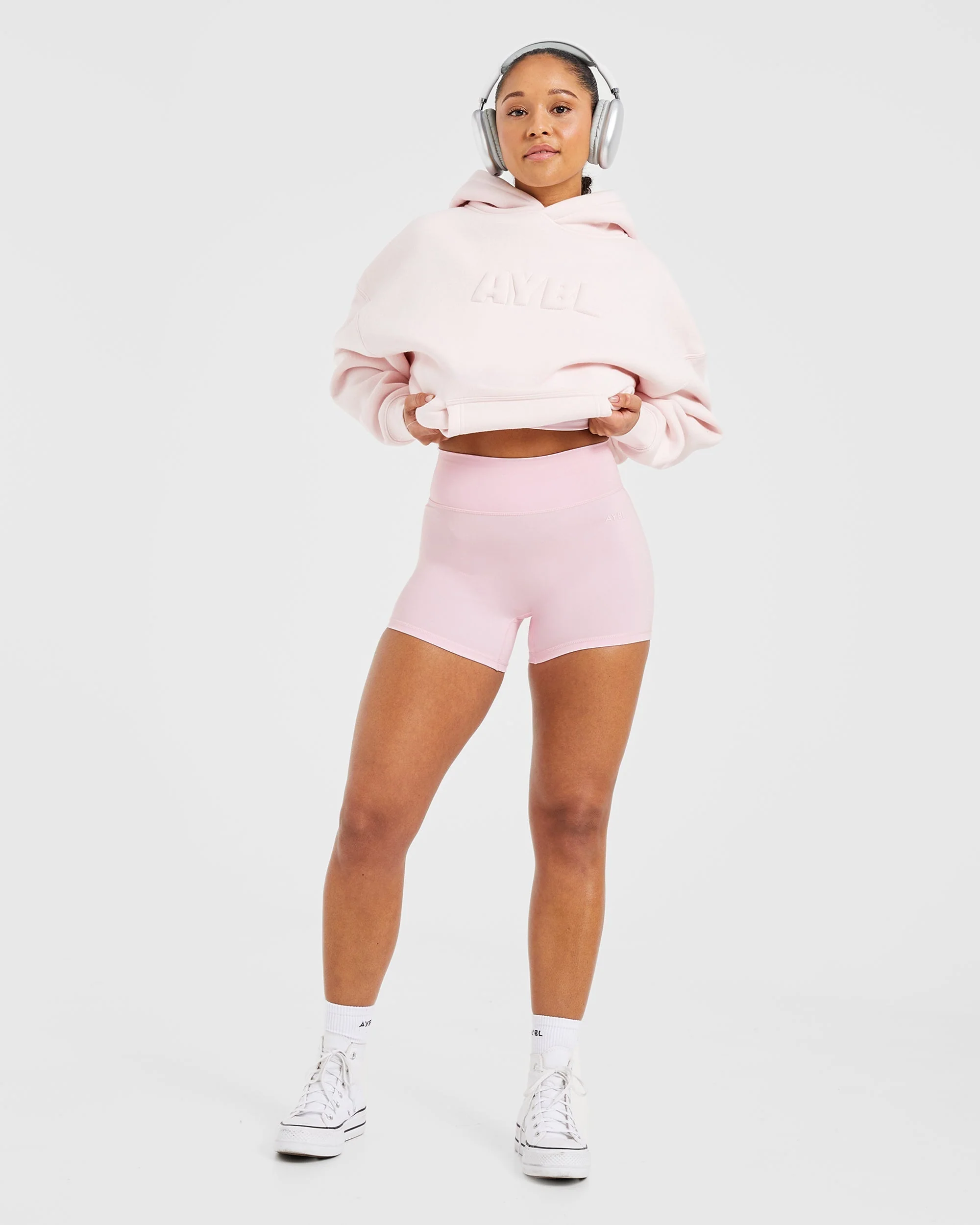 Staple Shorts - Pastel Pink - Image 7