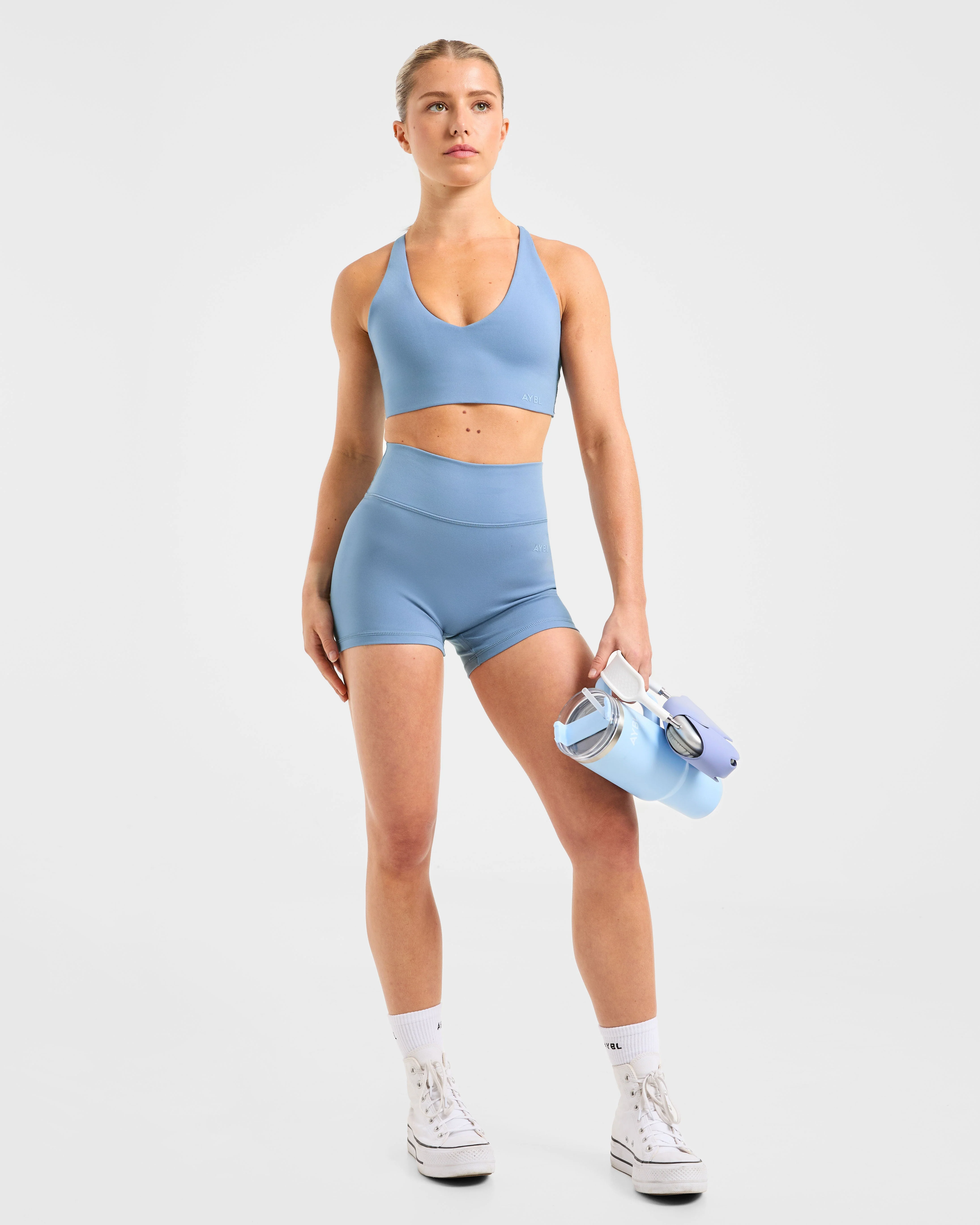 Staple Shorts - Slate Blue - Image 7