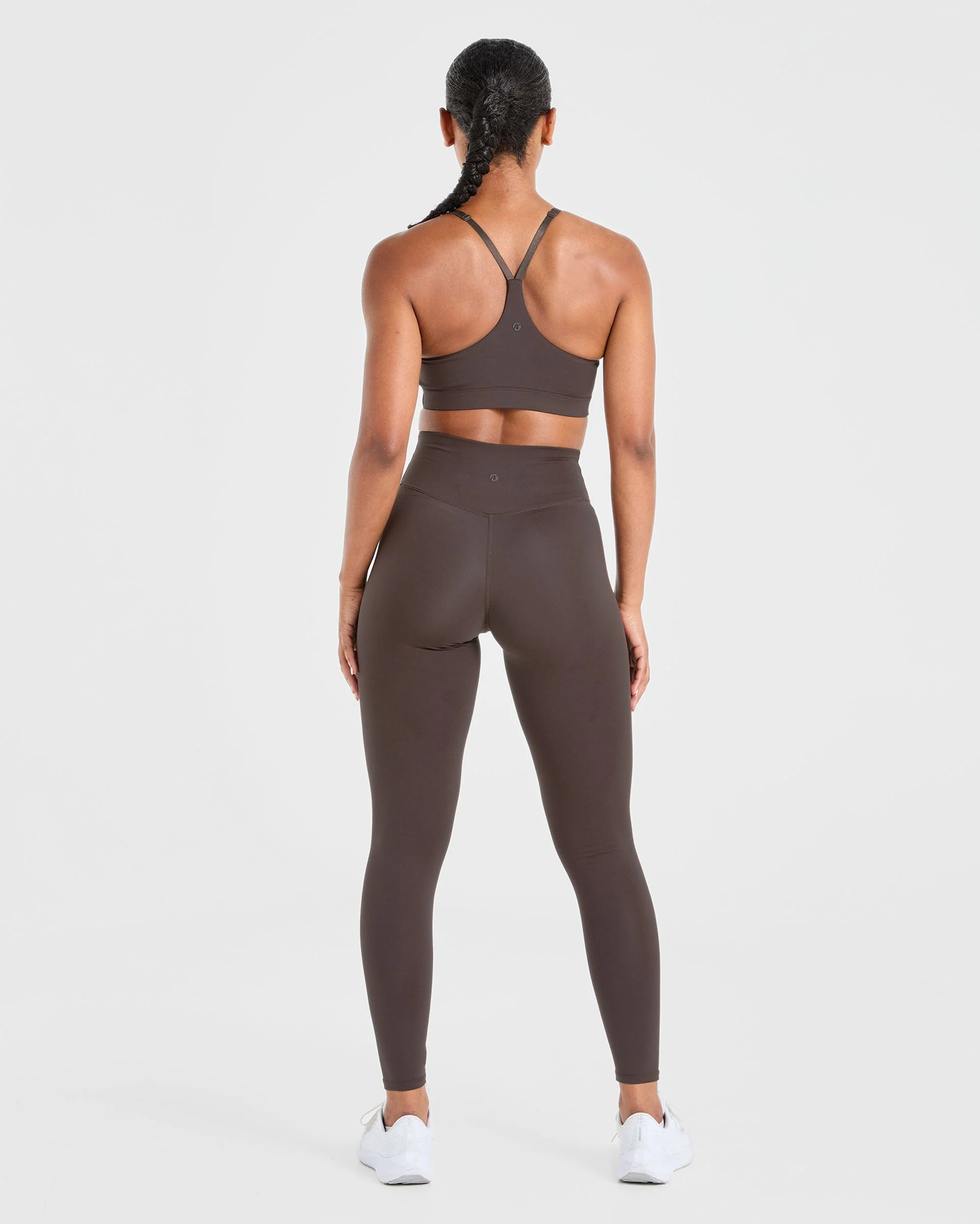 Staple Sports Bra - Coffee Brown - Image 12