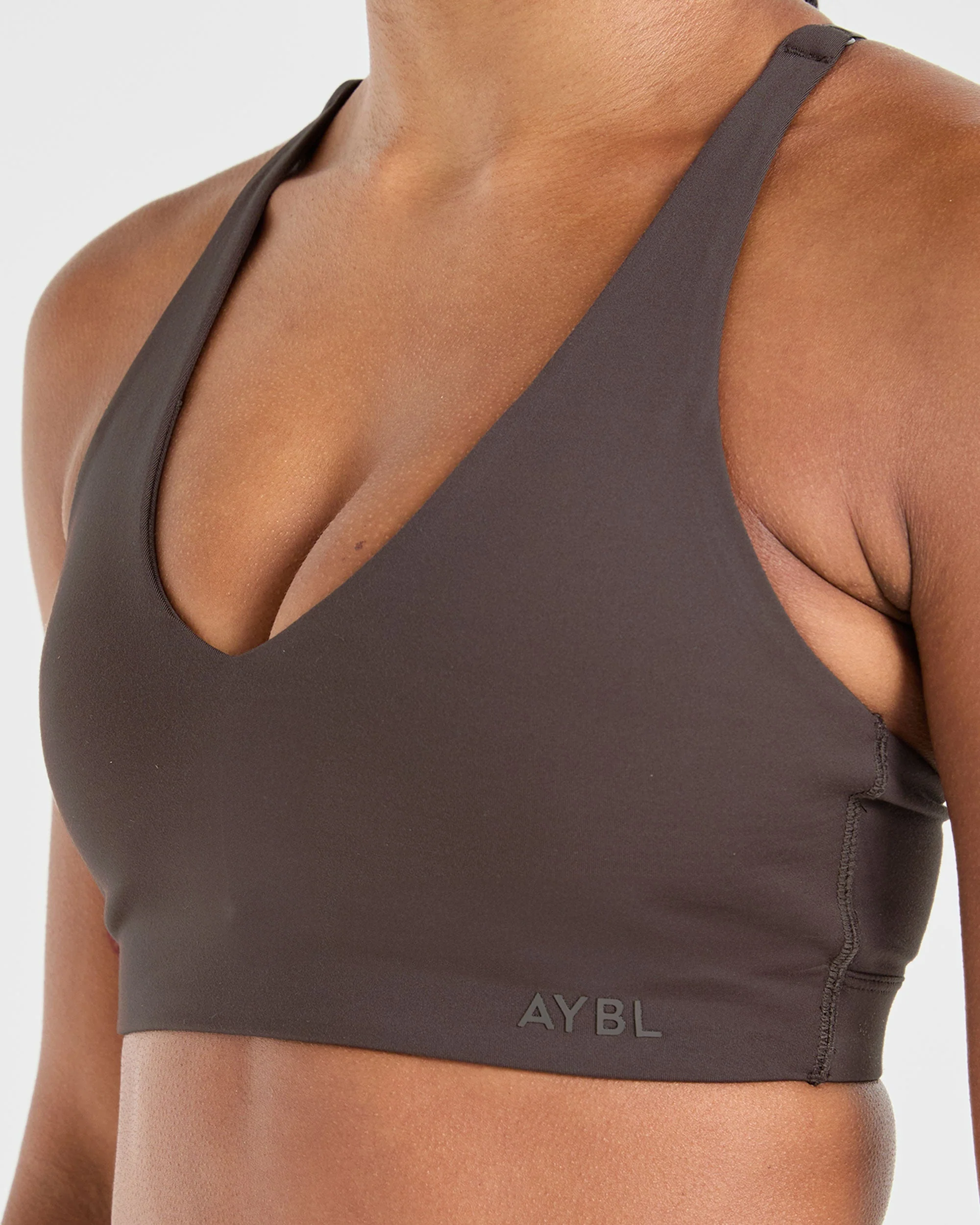 Staple Sports Bra - Coffee Brown - Image 13