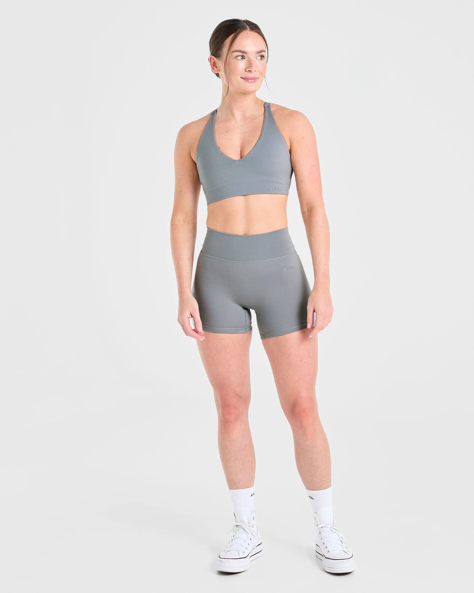 Staple Sports Bra - Grey - Image 11