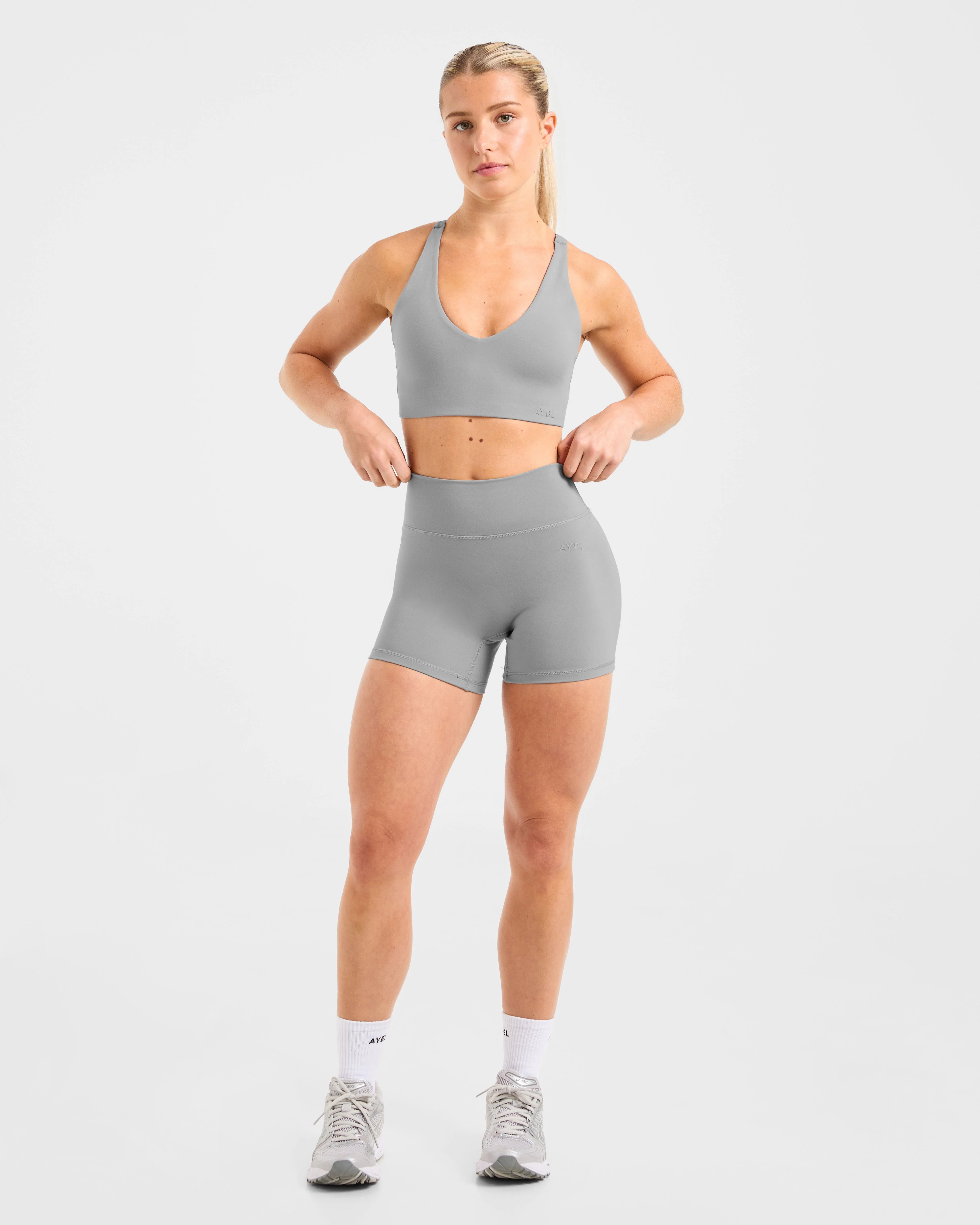 Staple Sports Bra - Grey - Image 3