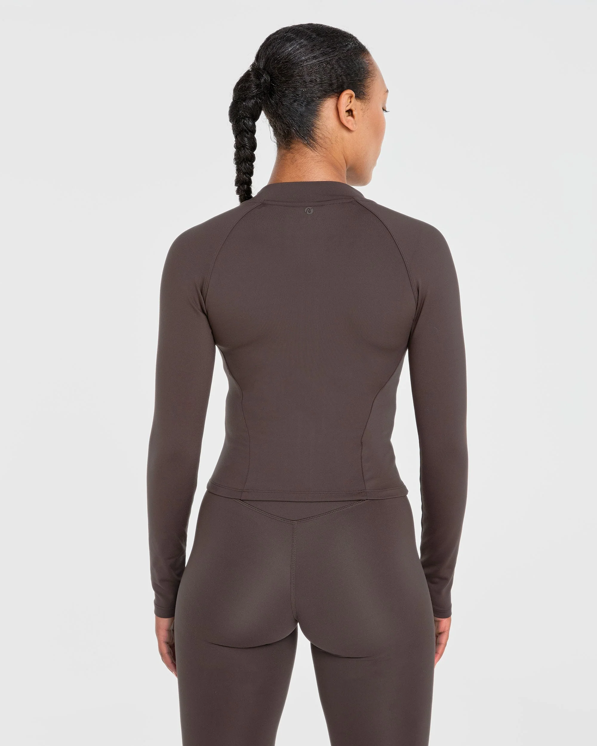Staple Zip Jacket - Coffee Brown - Image 2