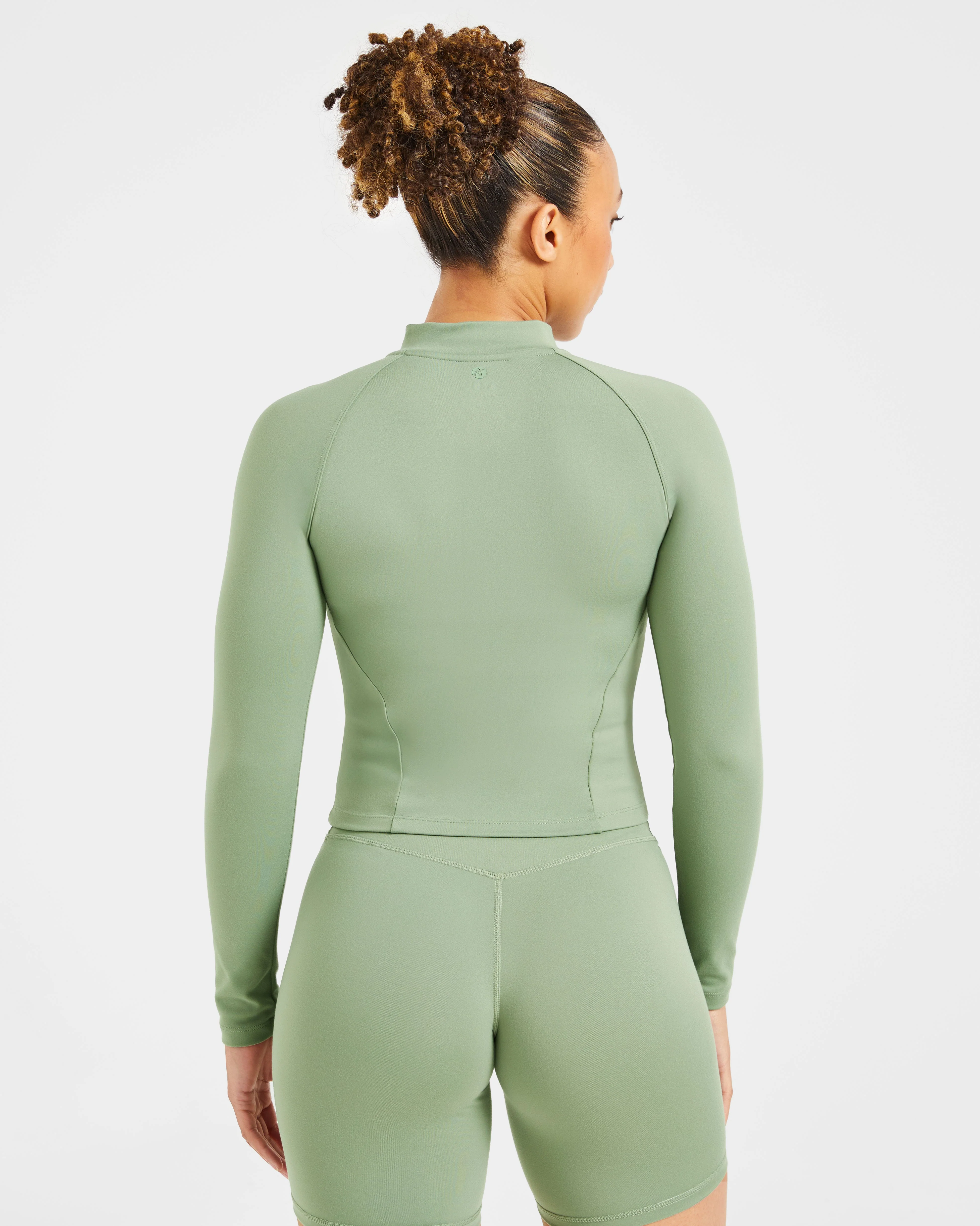 Staple Zip Jacket - Olive Green - Image 2
