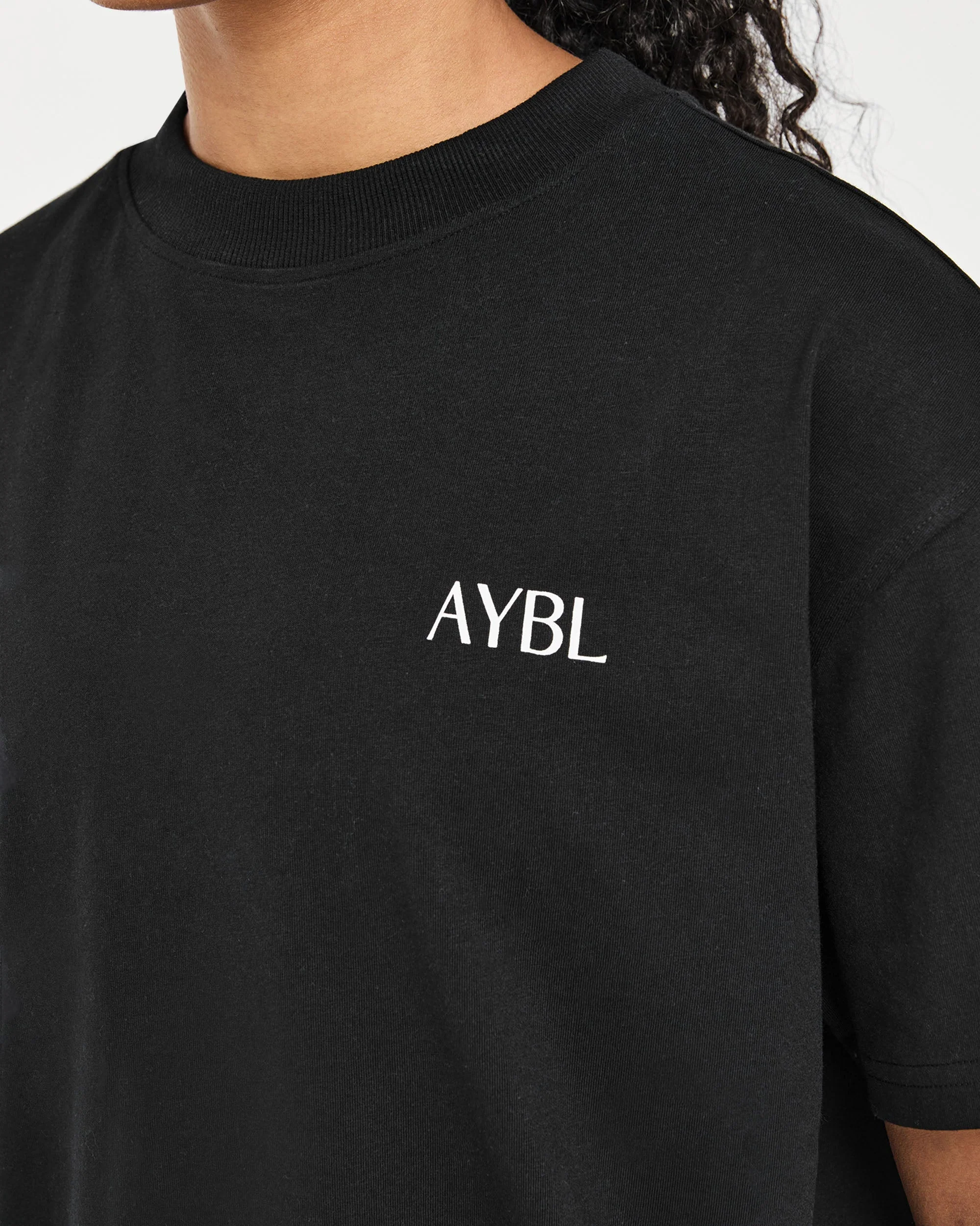 Strength Club Oversized T Shirt - Black - Image 6