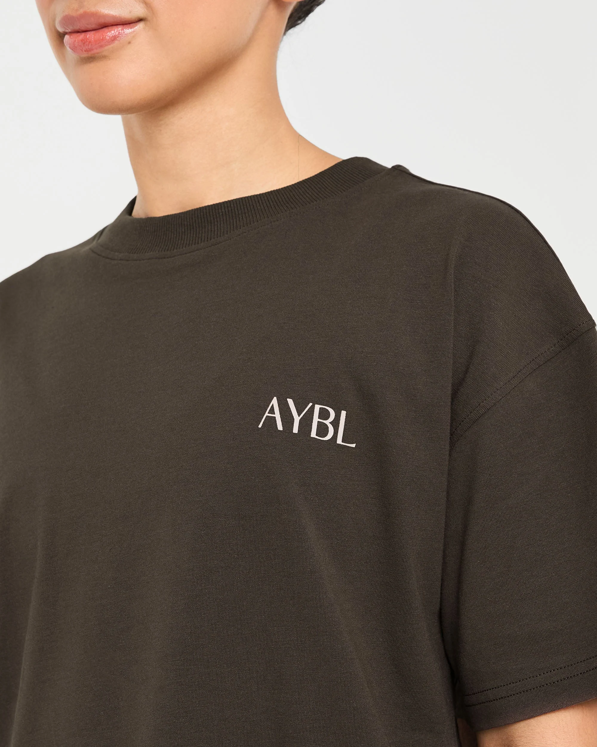 Strength Club Oversized T Shirt - Brown - Image 5