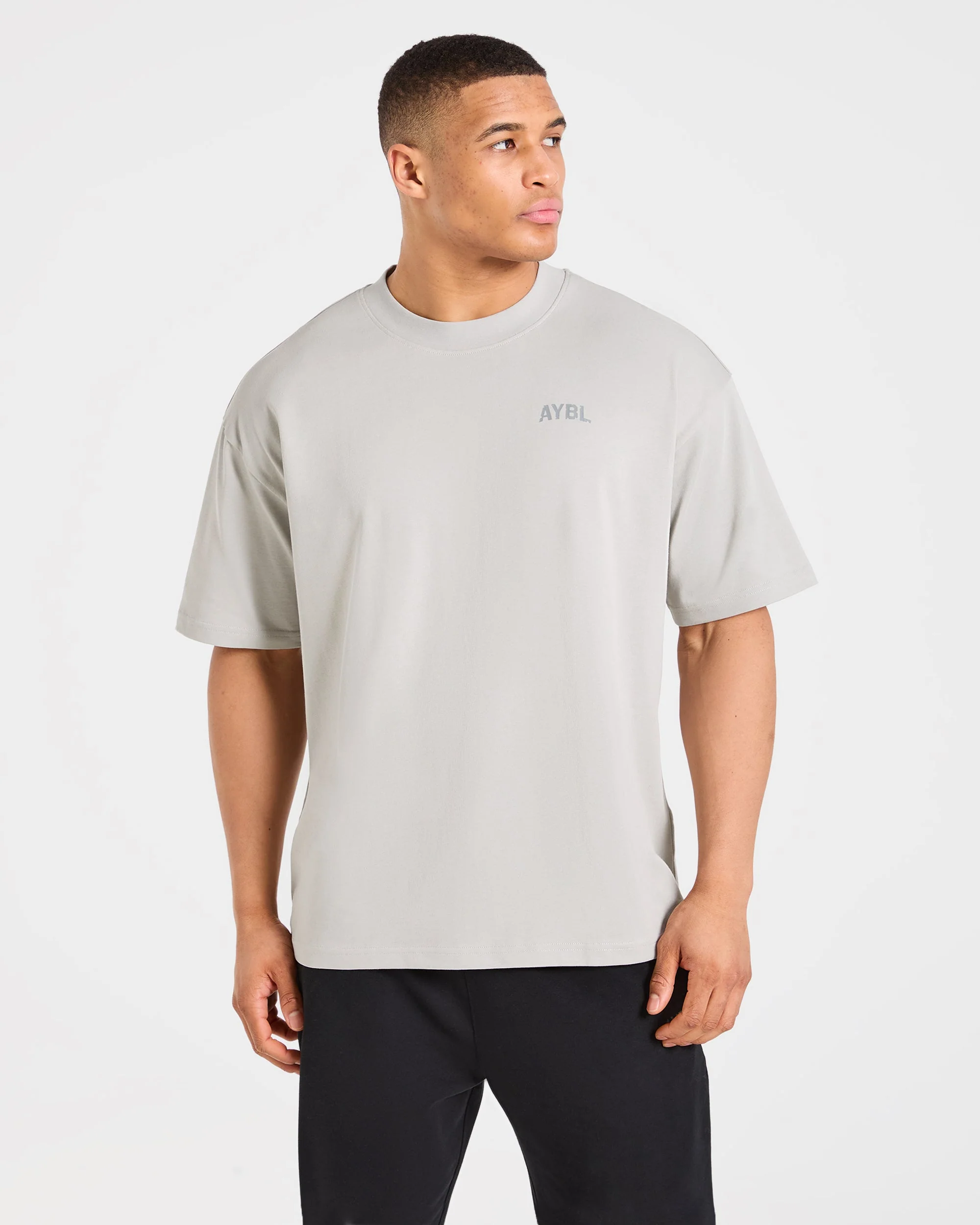 Strength Division Oversized T Shirt - Iced Grey - Image 2
