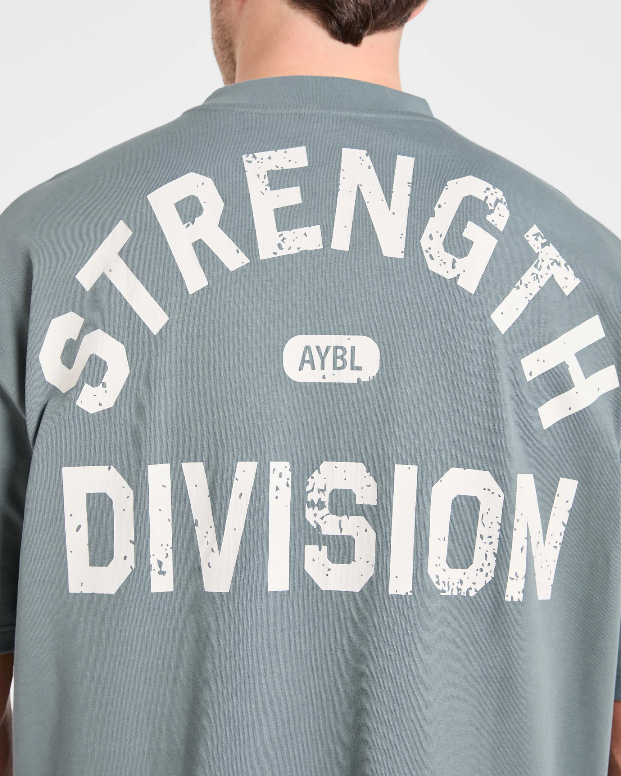Strength Division Oversized T Shirt - Slate Sage - Image 5
