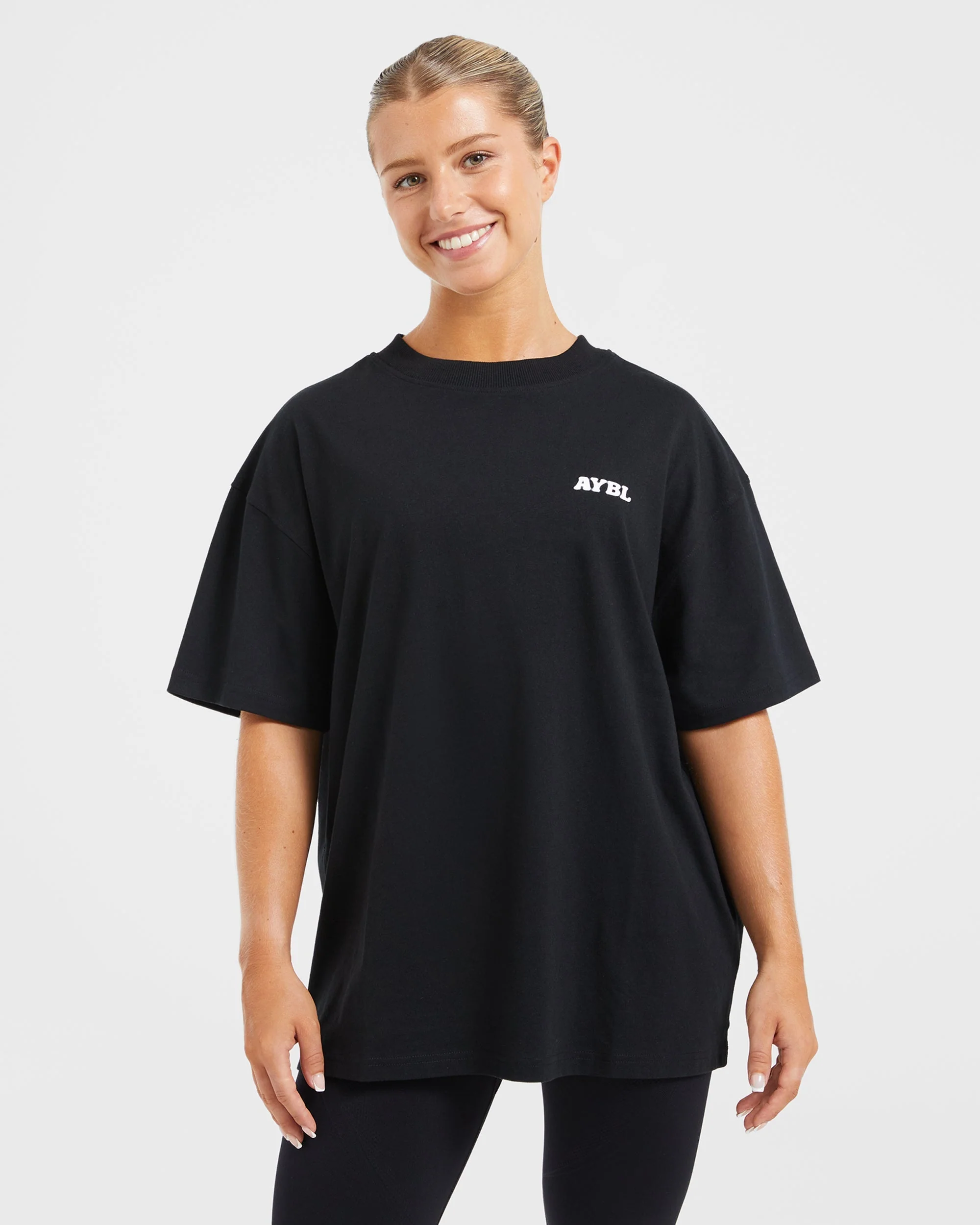 Stronger You Oversized T Shirt - Black - Image 2