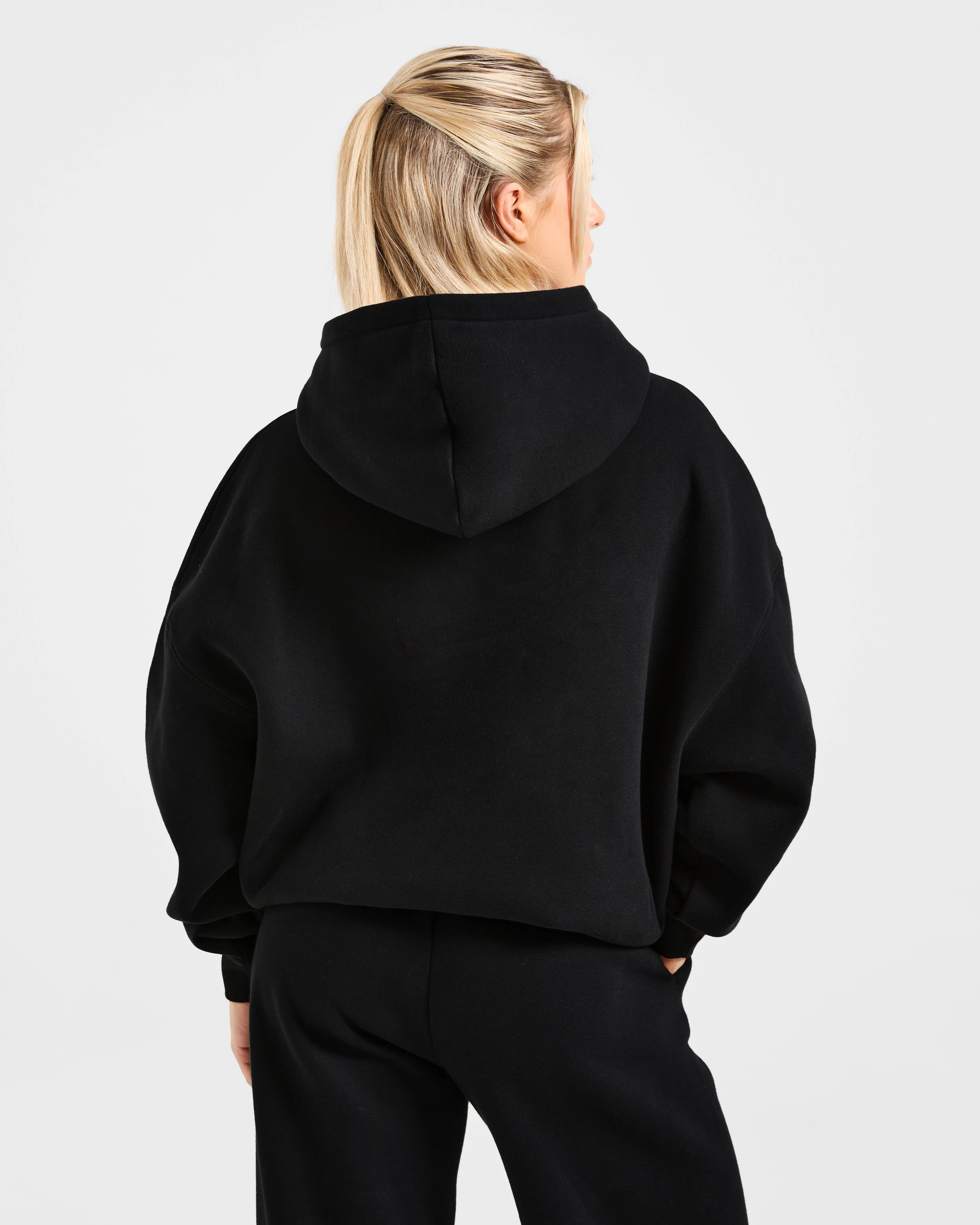 Varsity 2.0 Oversized Hoodie - Black - Image 2