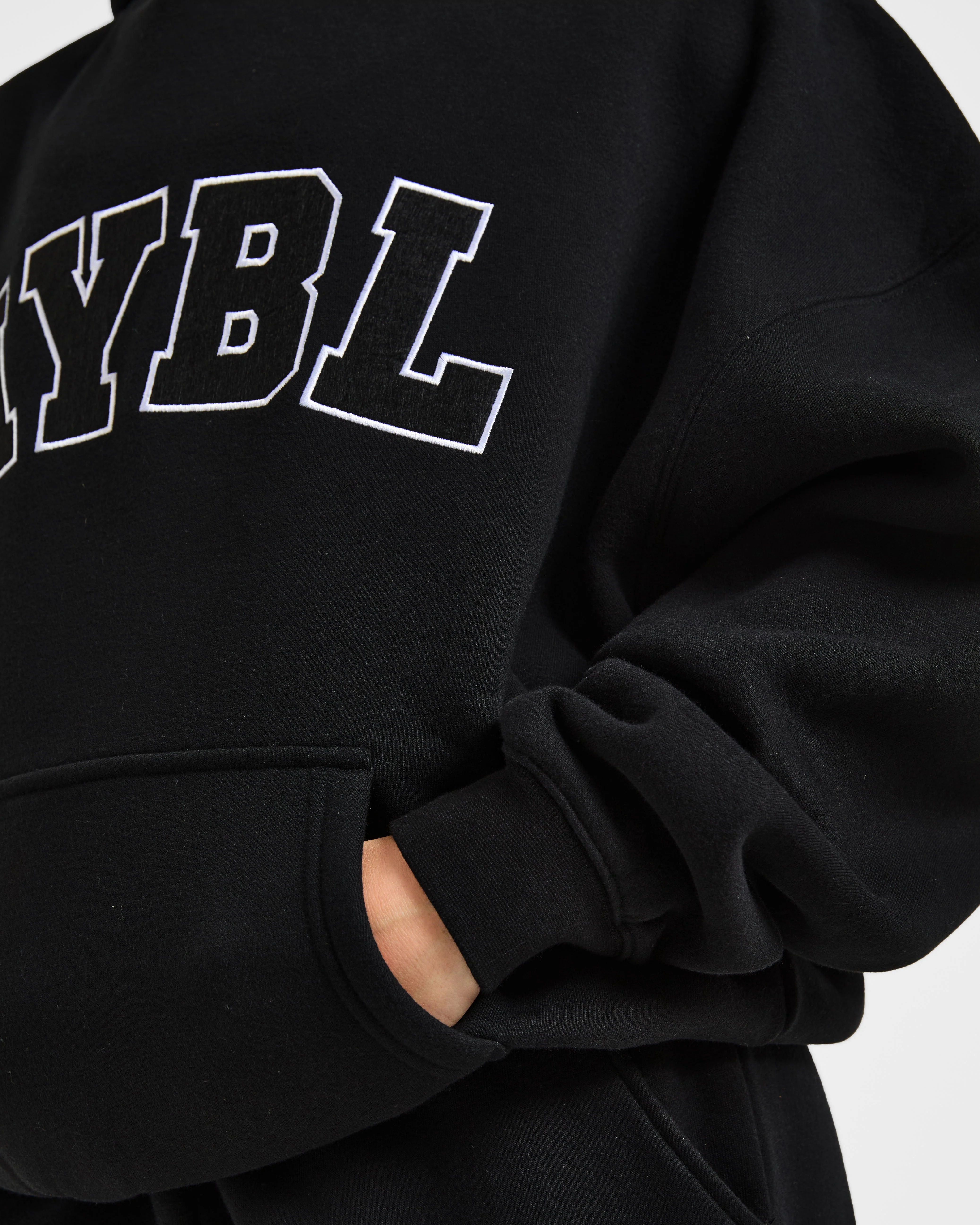 Varsity 2.0 Oversized Hoodie - Black - Image 6