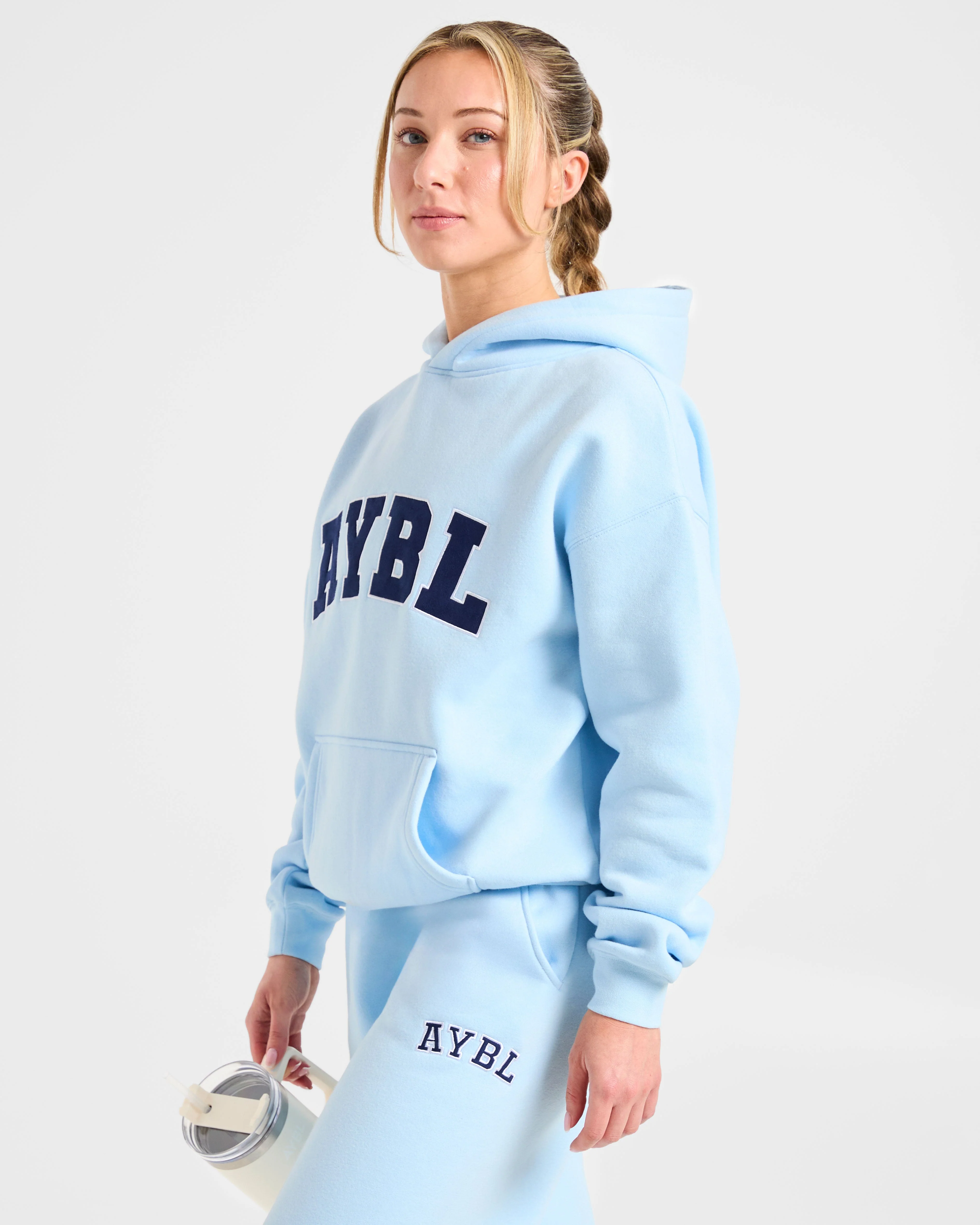 Varsity 2.0 Oversized Hoodie - Blue/Navy - Image 8