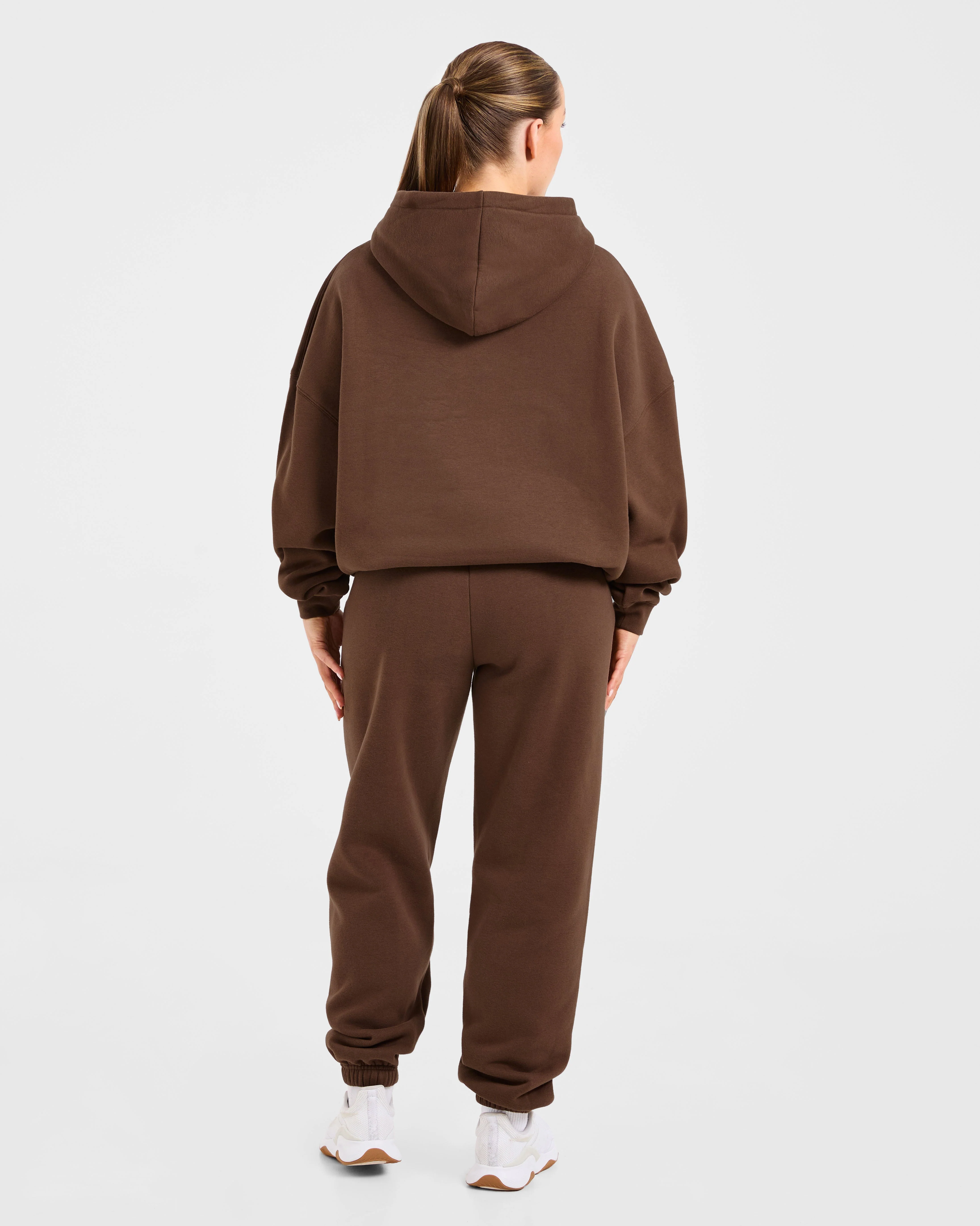 Varsity 2.0 Oversized Hoodie - Brown - Image 4