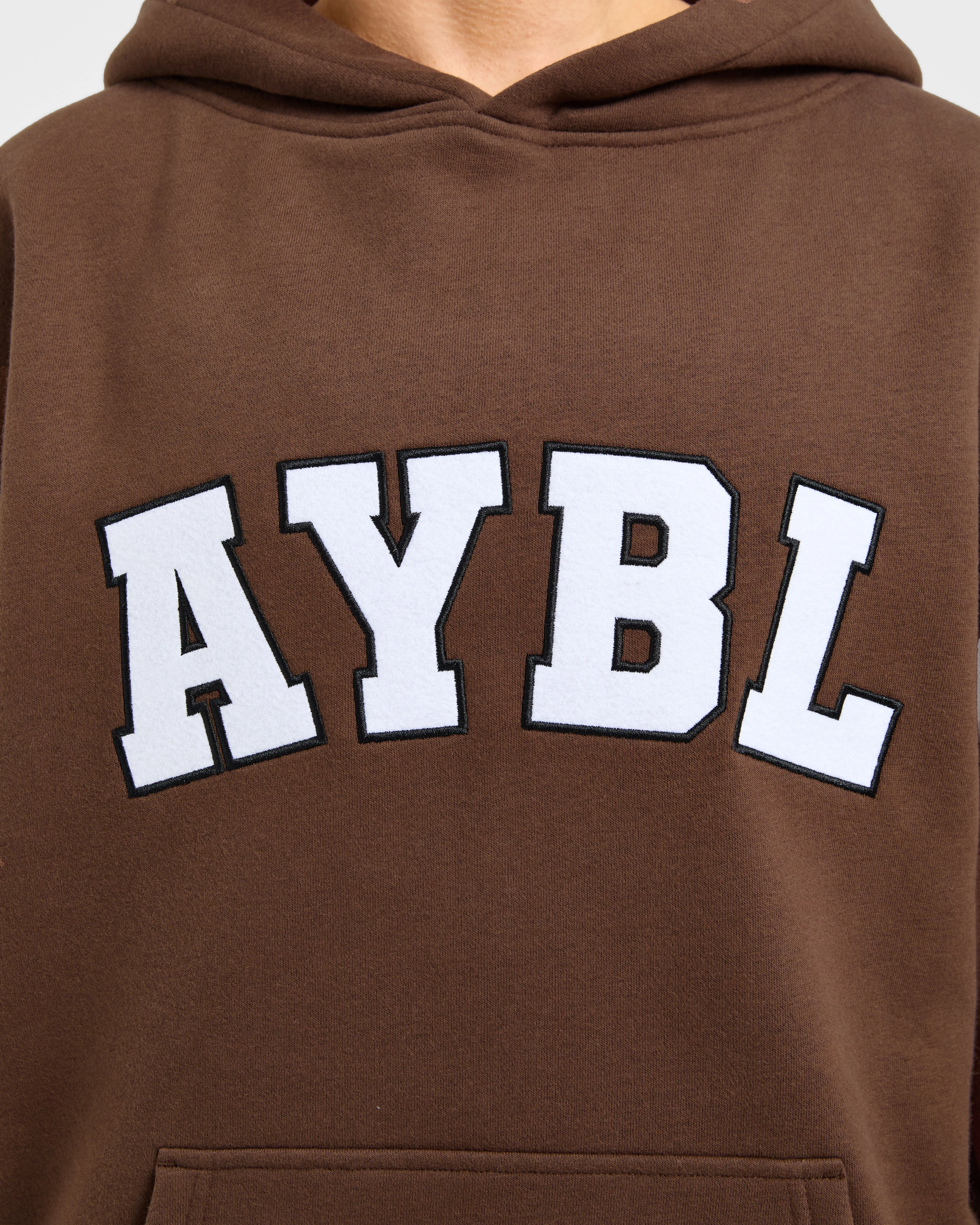 Varsity 2.0 Oversized Hoodie - Brown - Image 5