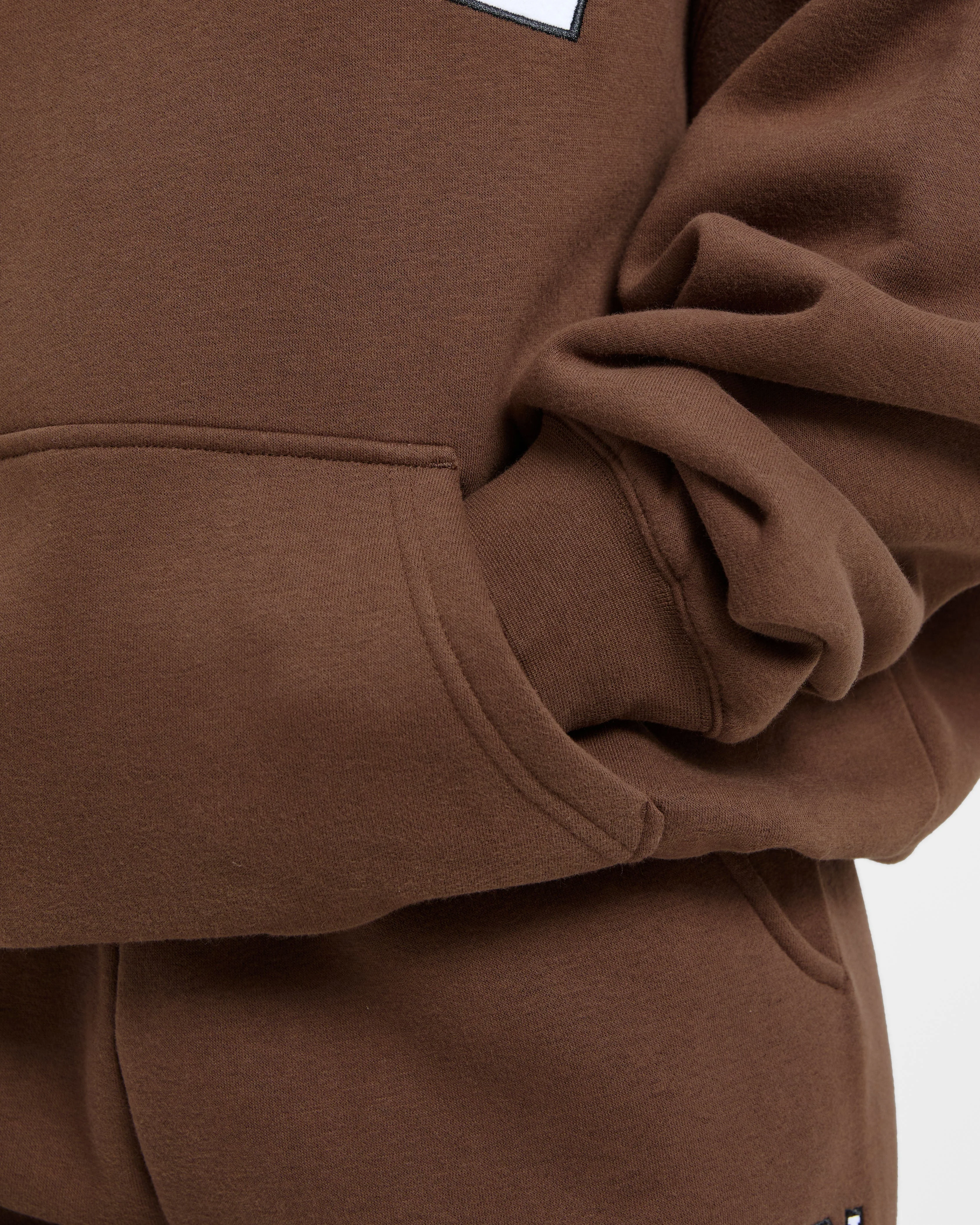 Varsity 2.0 Oversized Hoodie - Brown - Image 6