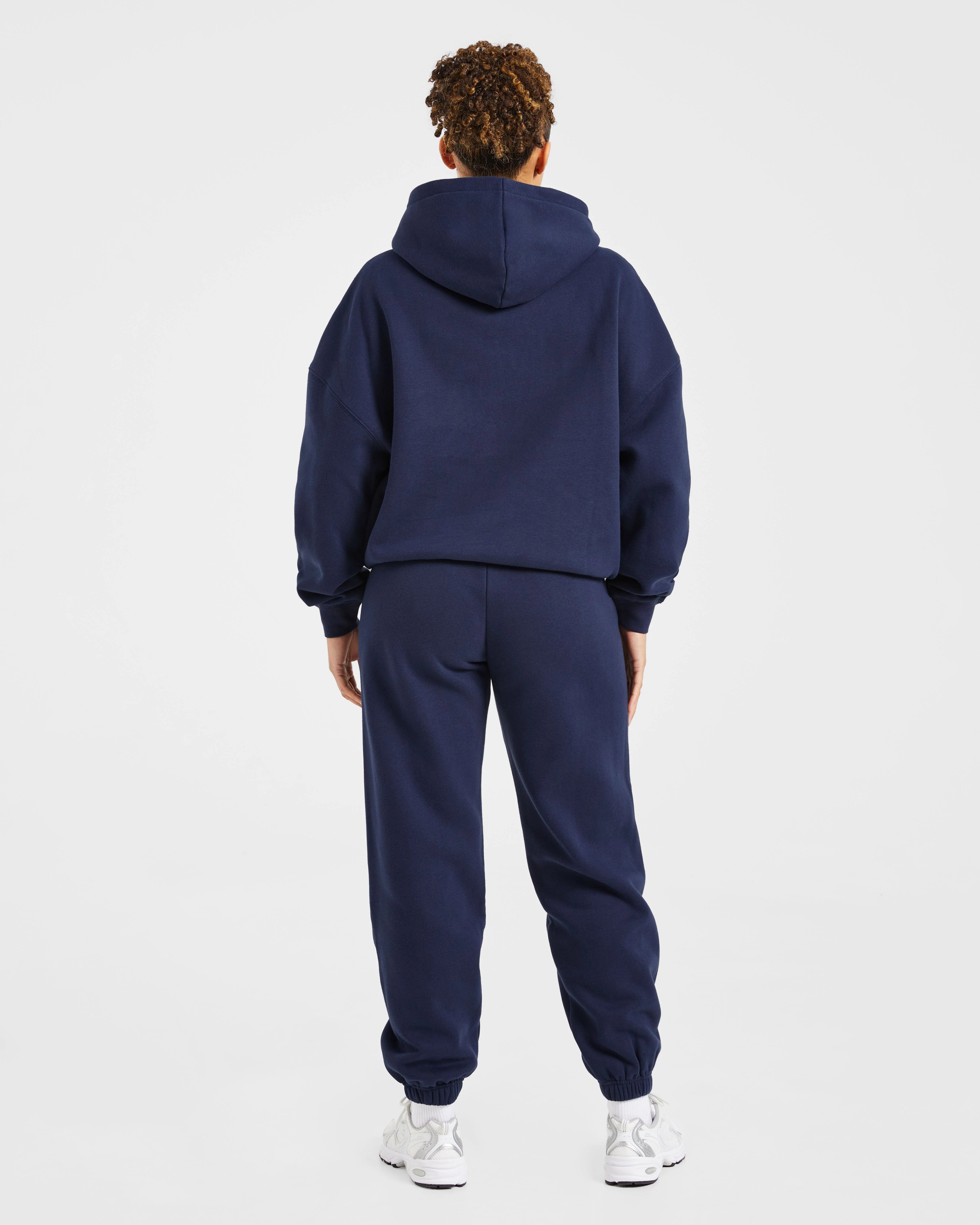 Varsity 2.0 Oversized Hoodie - Navy - Image 4