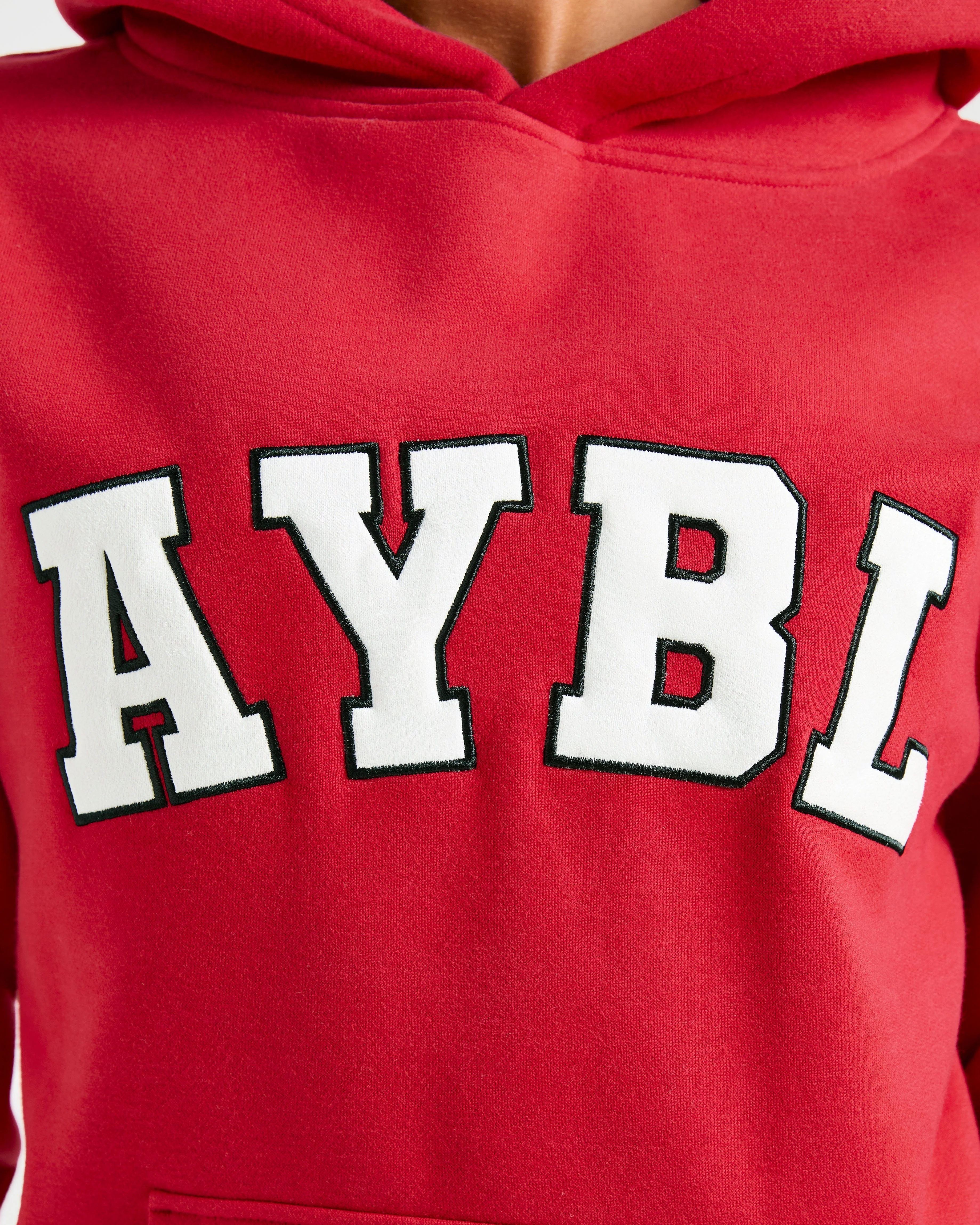 Varsity 2.0 Oversized Hoodie - Red - Image 5