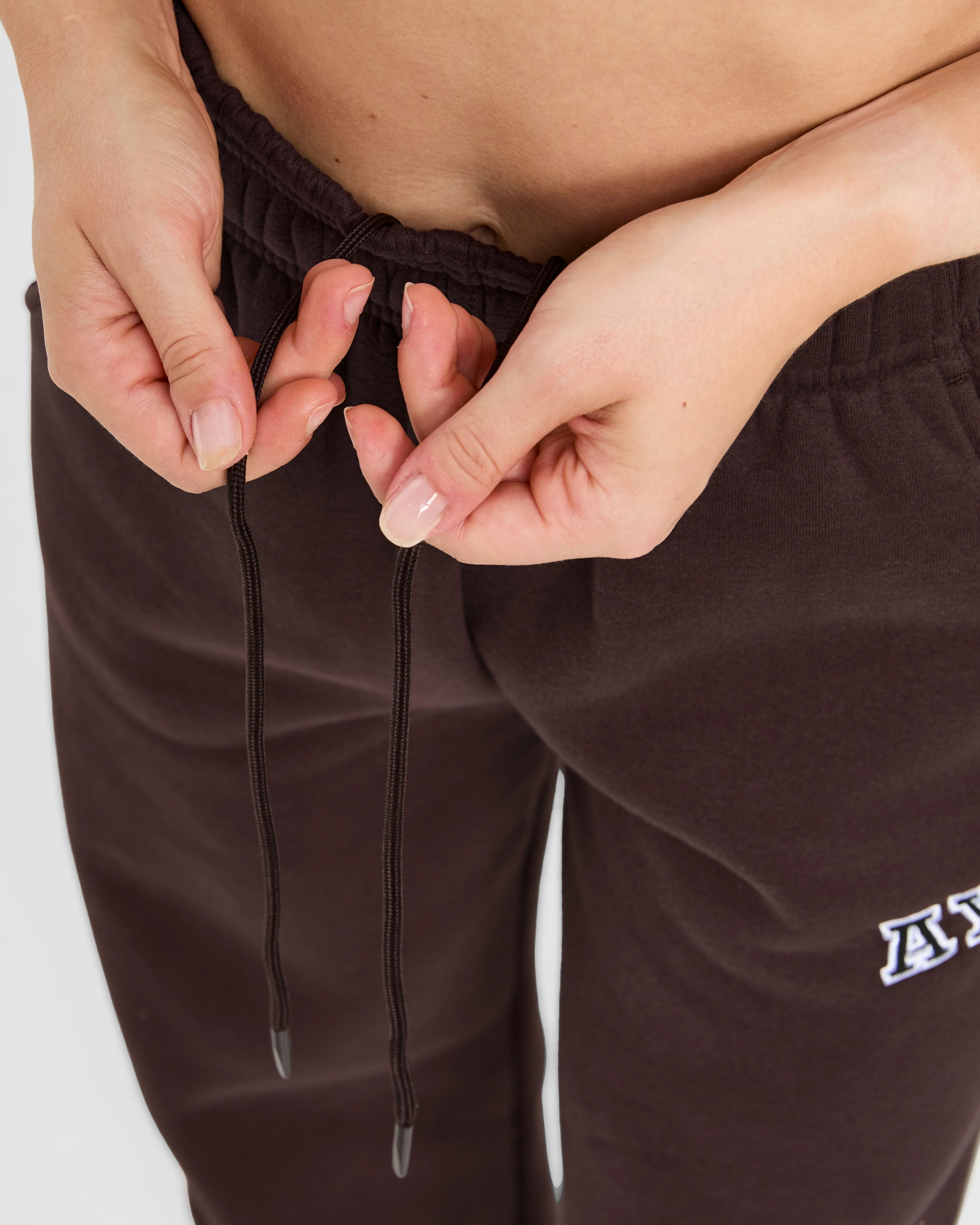 Varsity 2.0 Oversized Joggers - Cocoa Brown - Image 5