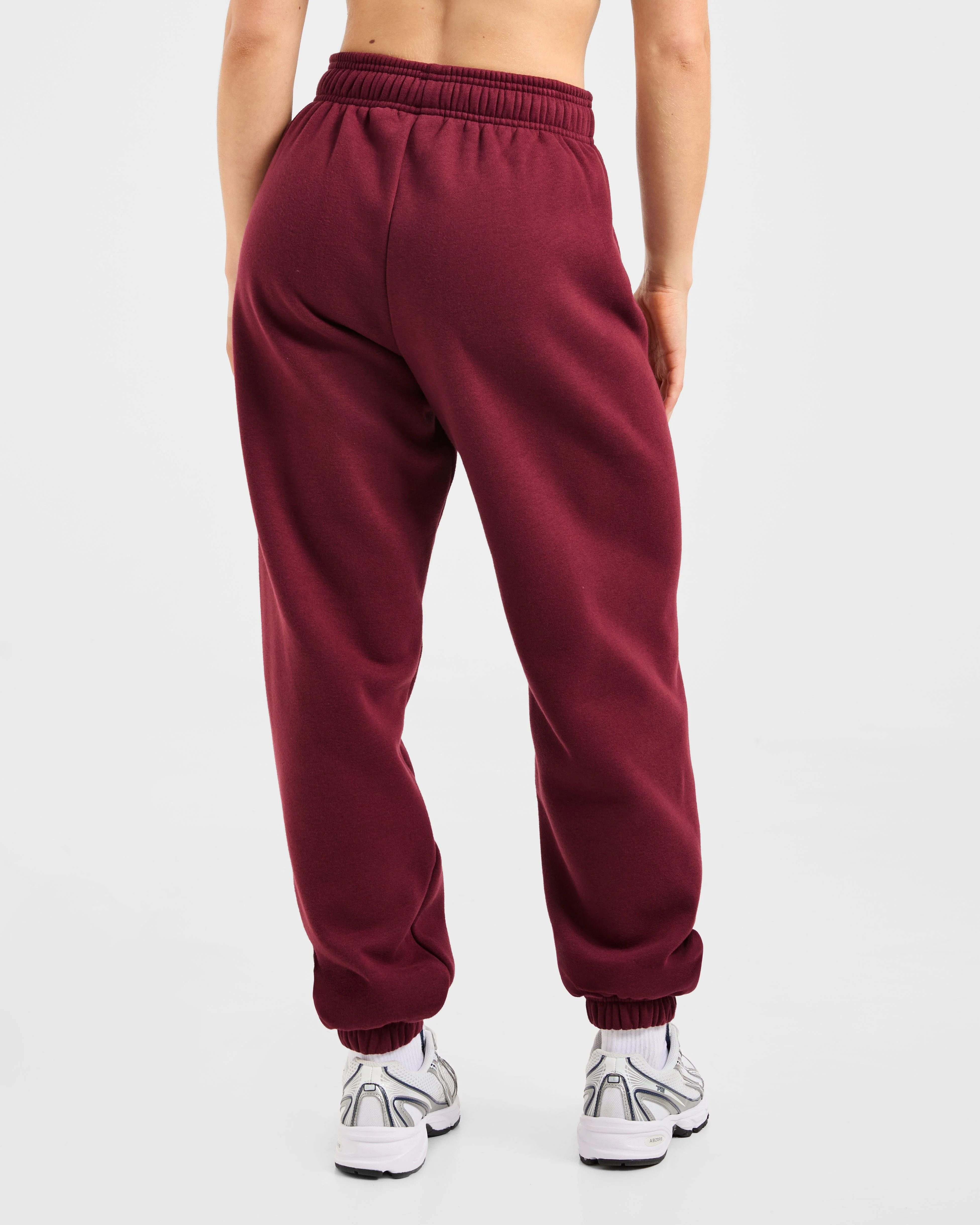 Varsity 2.0 Oversized Joggers - Red Wine - Image 2