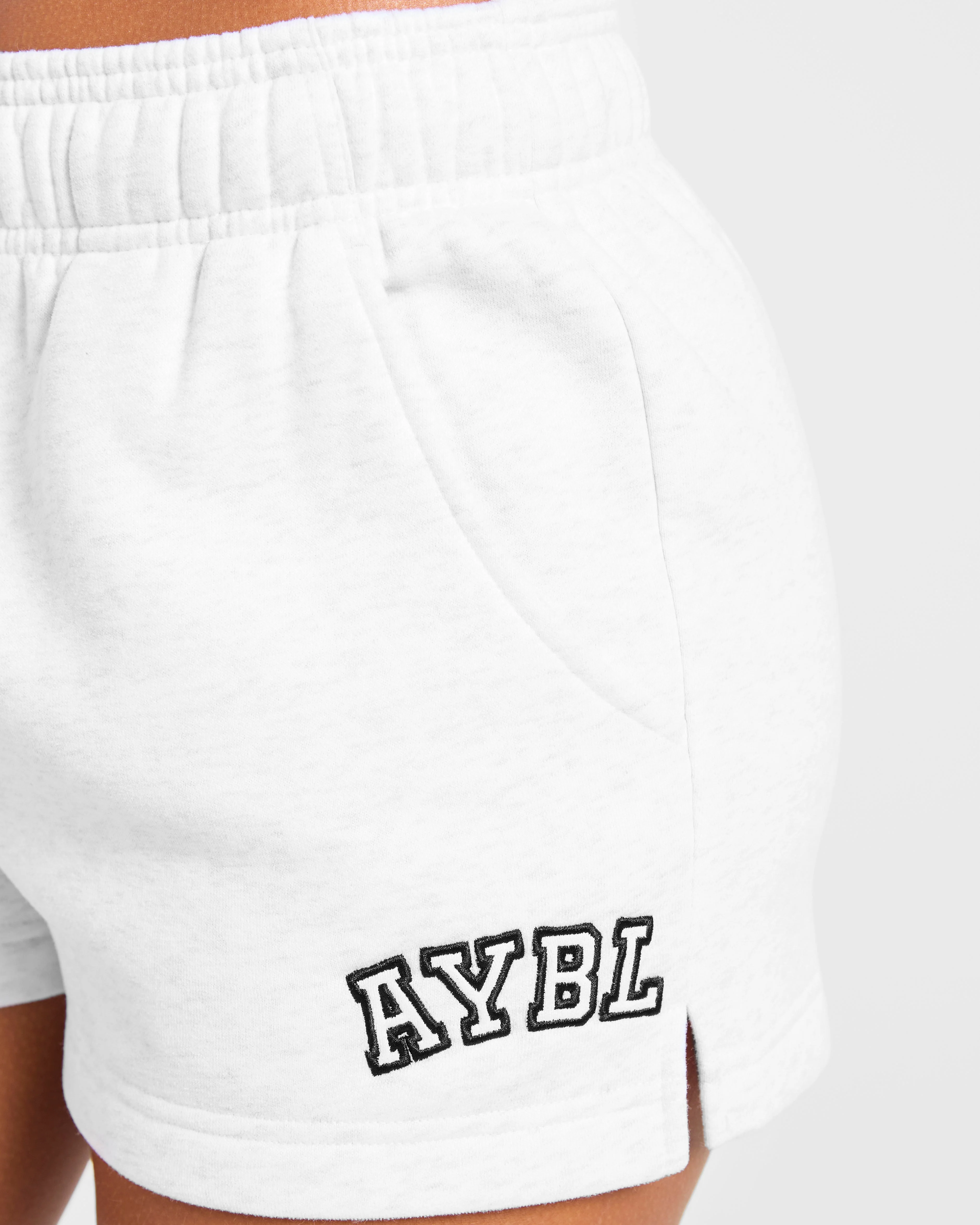 Varsity 2.0 Oversized Shorts - Heather Grey - Image 5