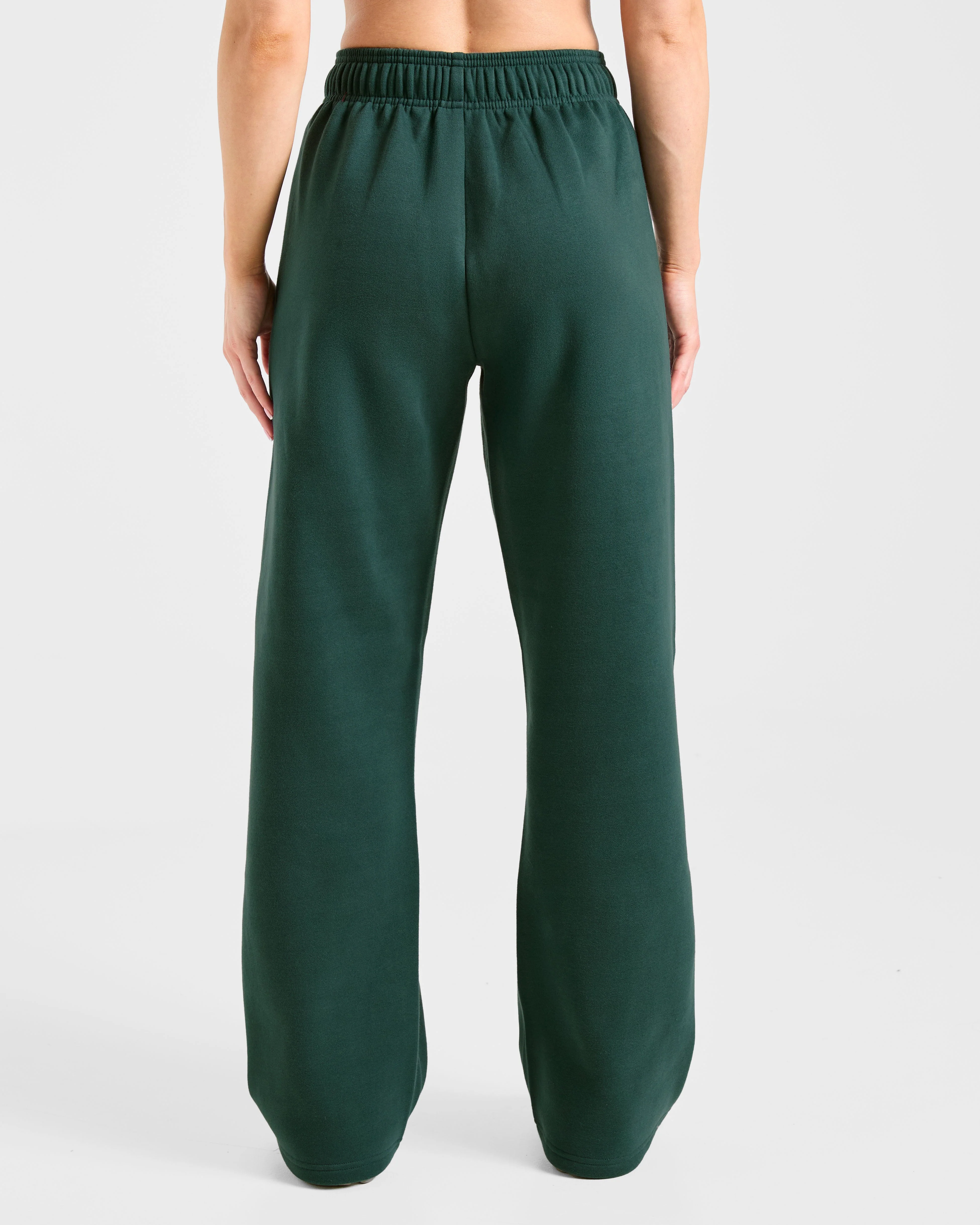 Varsity 2.0 Oversized Straight Leg Joggers - Deep Forest - Image 2