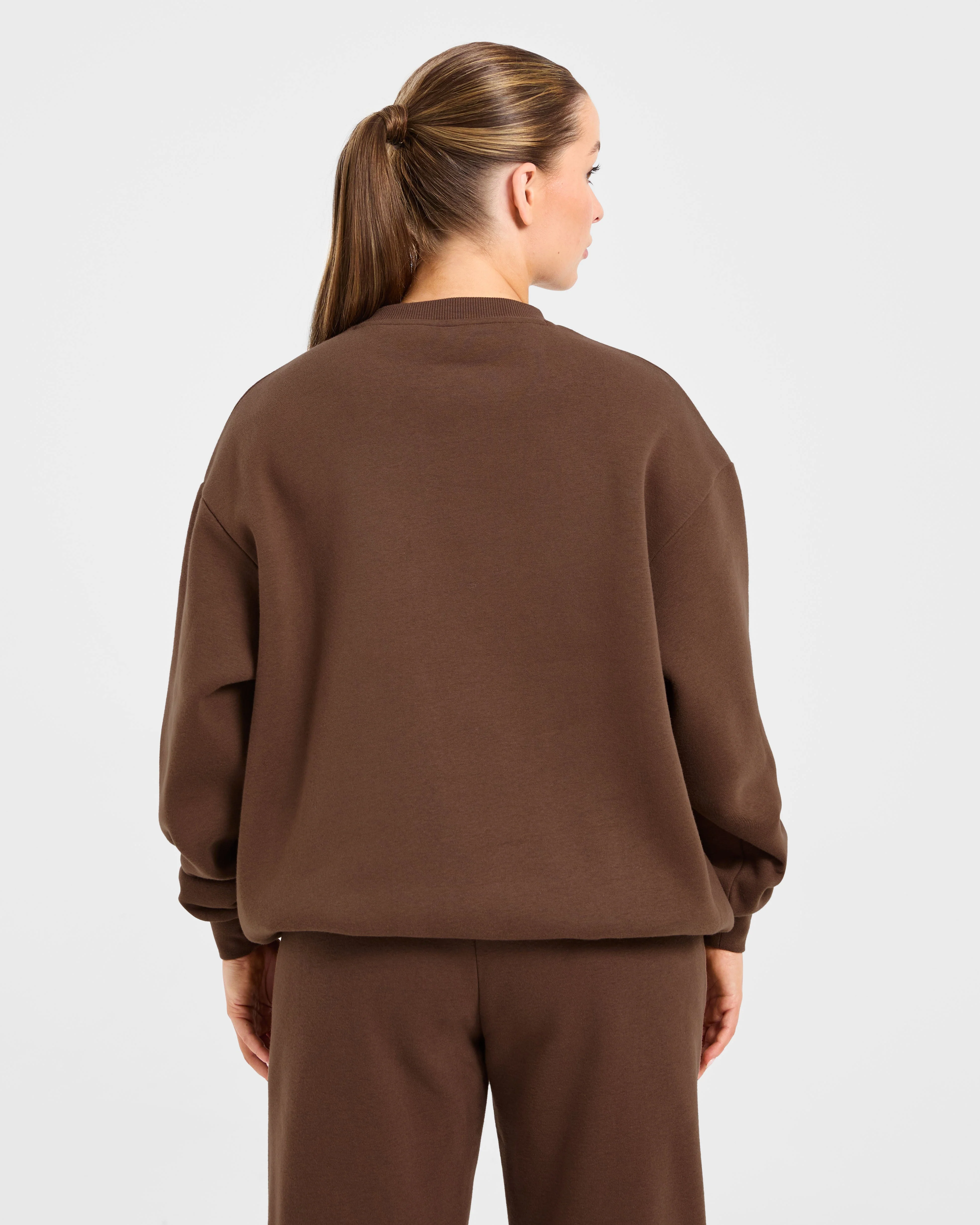 Varsity 2.0 Oversized Sweatshirt - Brown - Image 2