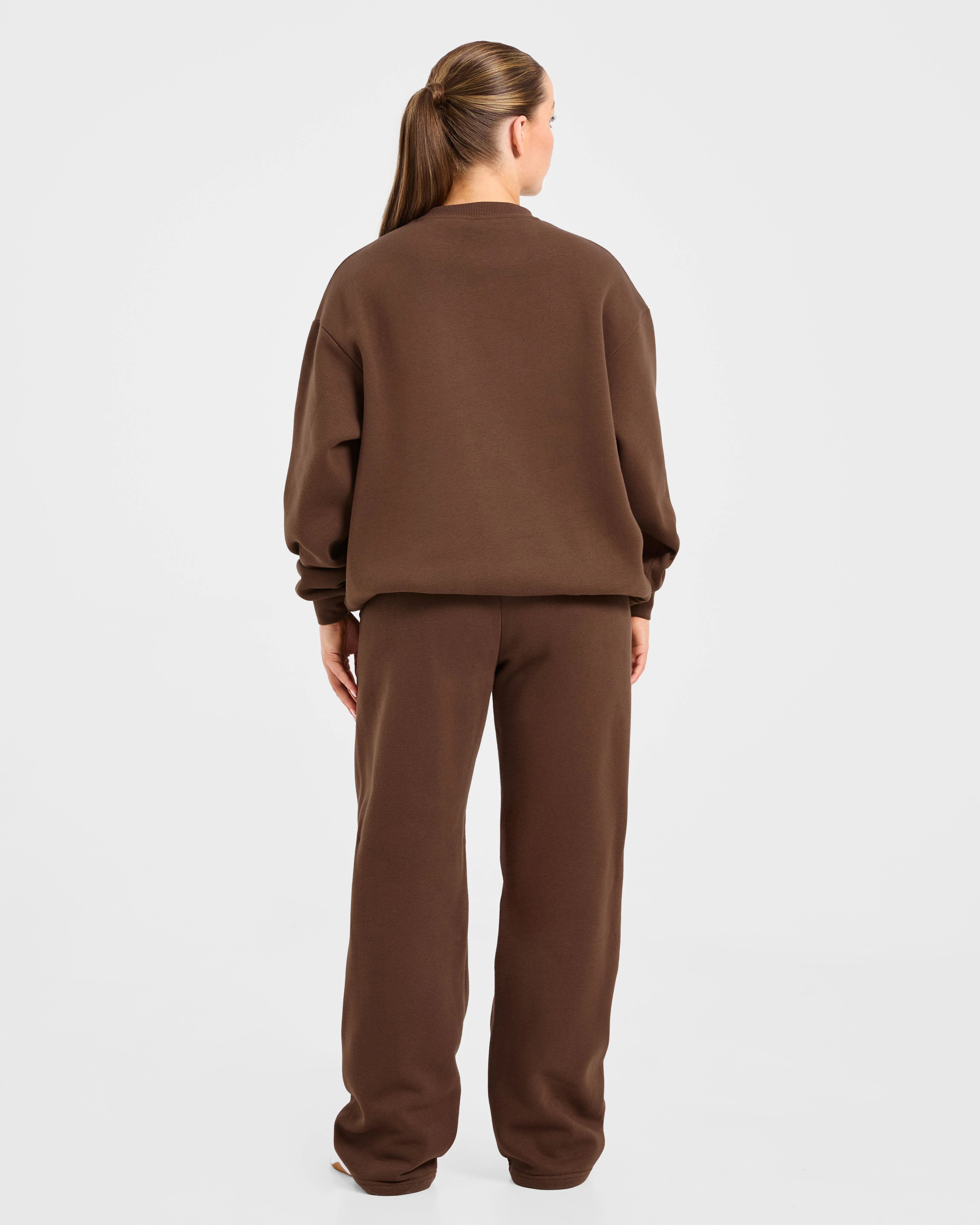Varsity 2.0 Oversized Sweatshirt - Brown - Image 4