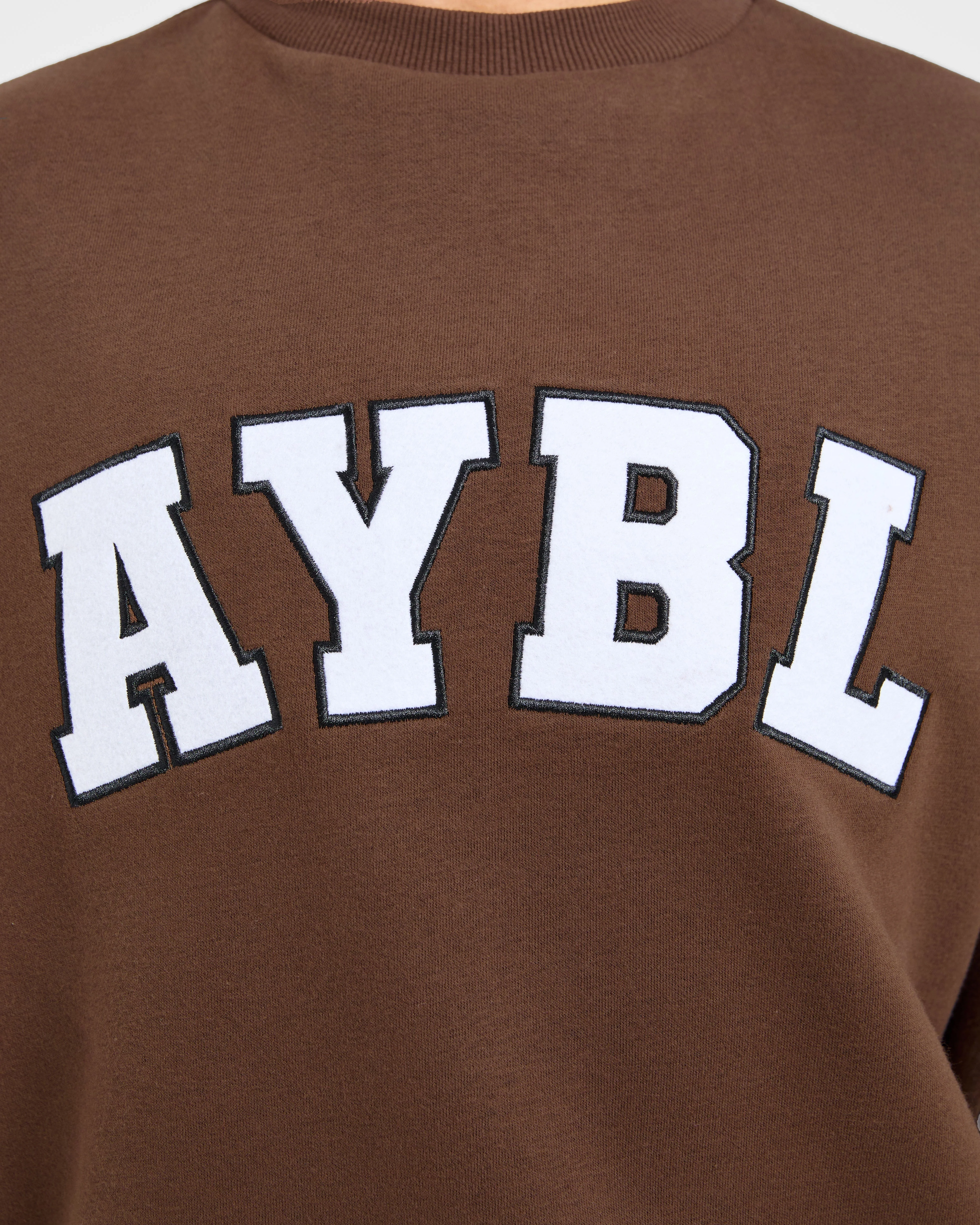 Varsity 2.0 Oversized Sweatshirt - Brown - Image 5