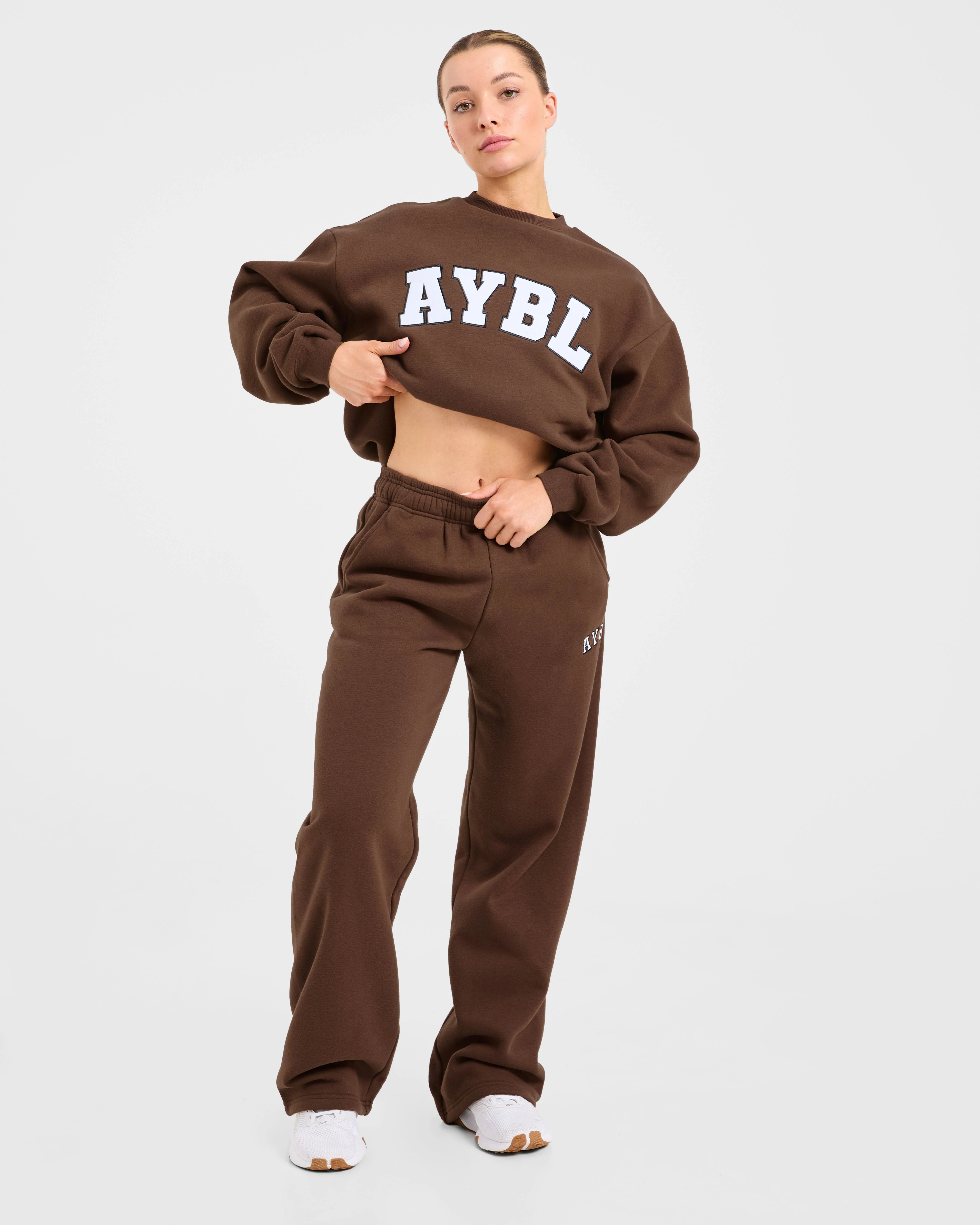 Varsity 2.0 Oversized Sweatshirt - Brown - Image 7