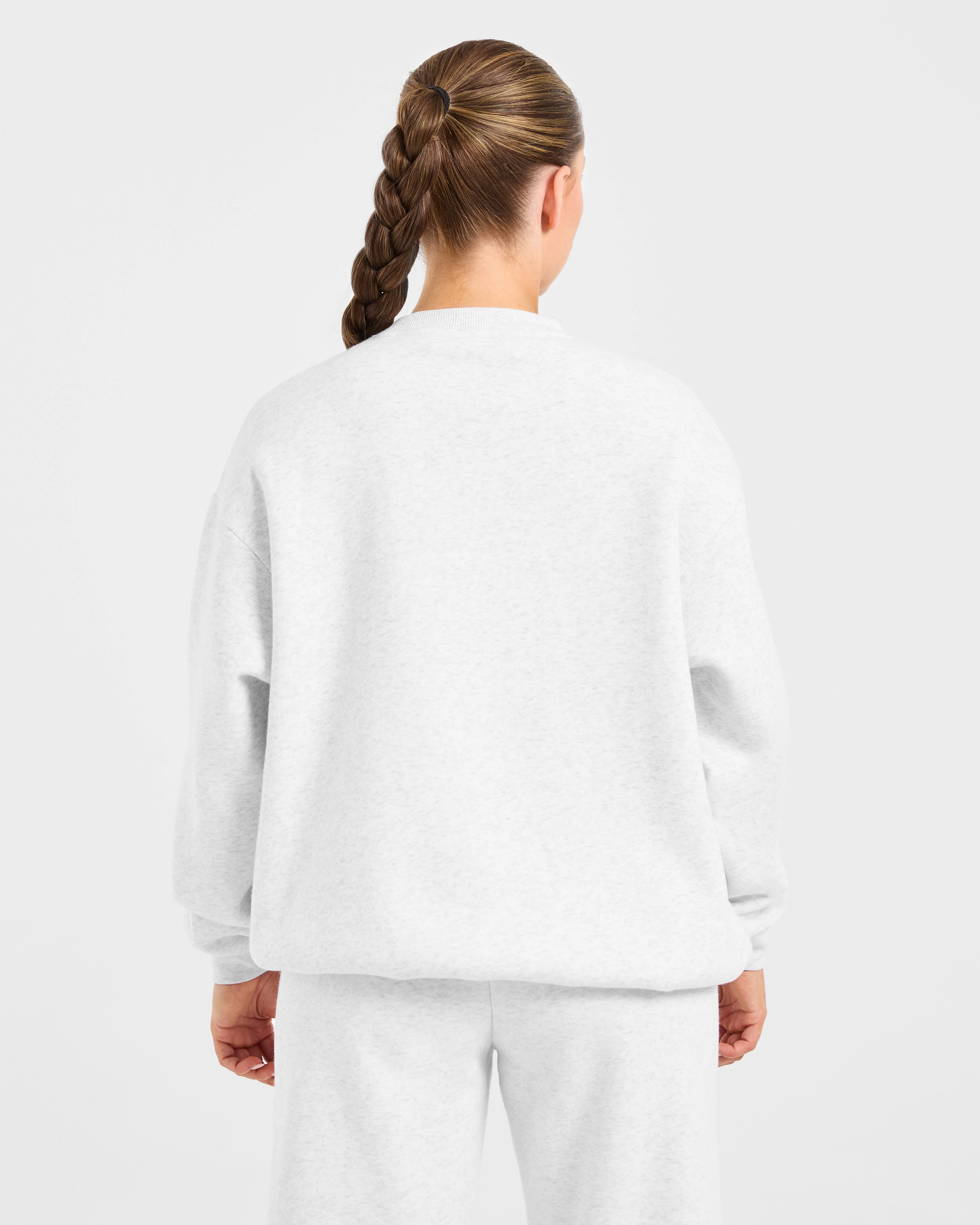 Varsity 2.0 Oversized Sweatshirt - Heather Grey - Image 2