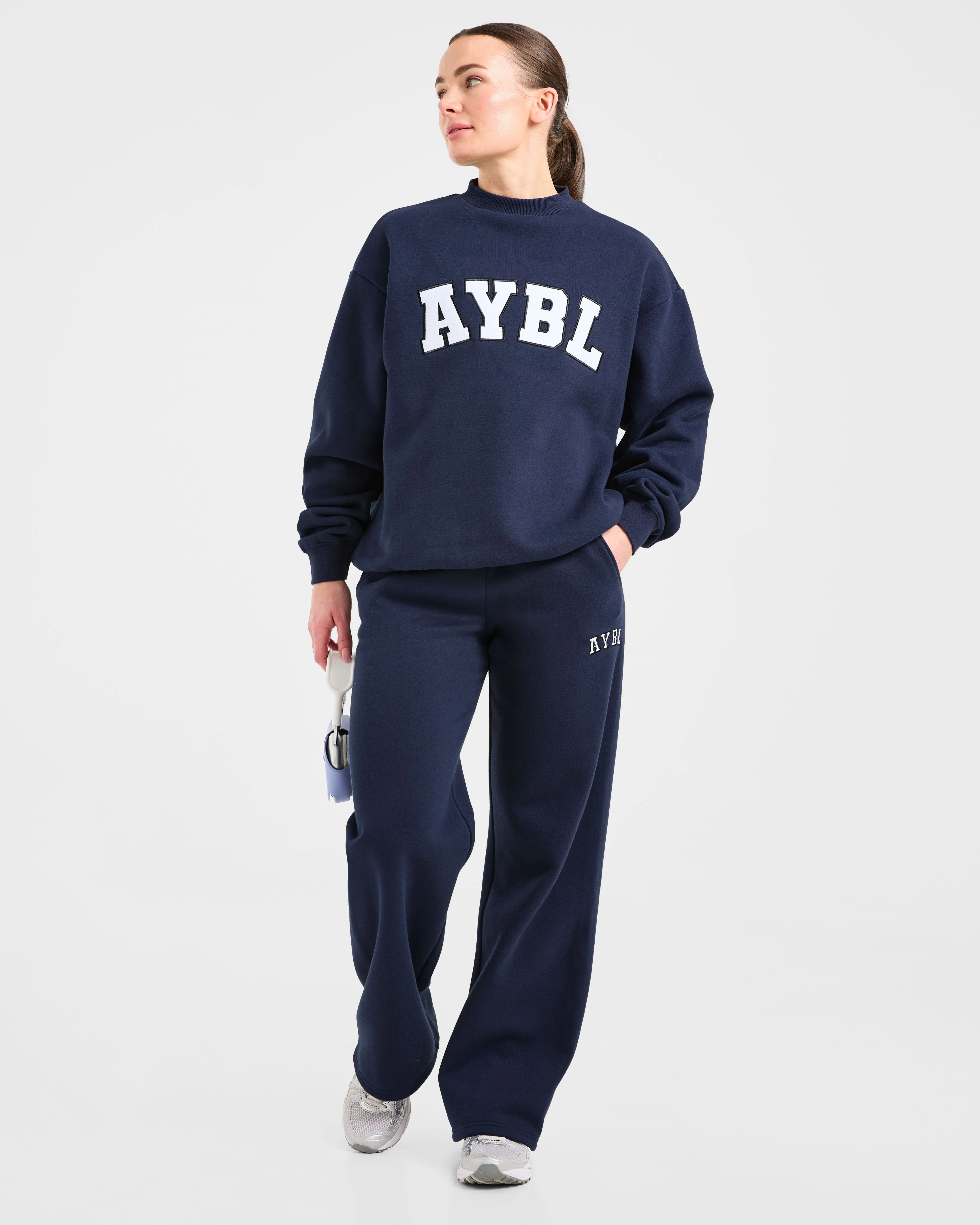 Varsity 2.0 Oversized Sweatshirt - Navy - Image 7