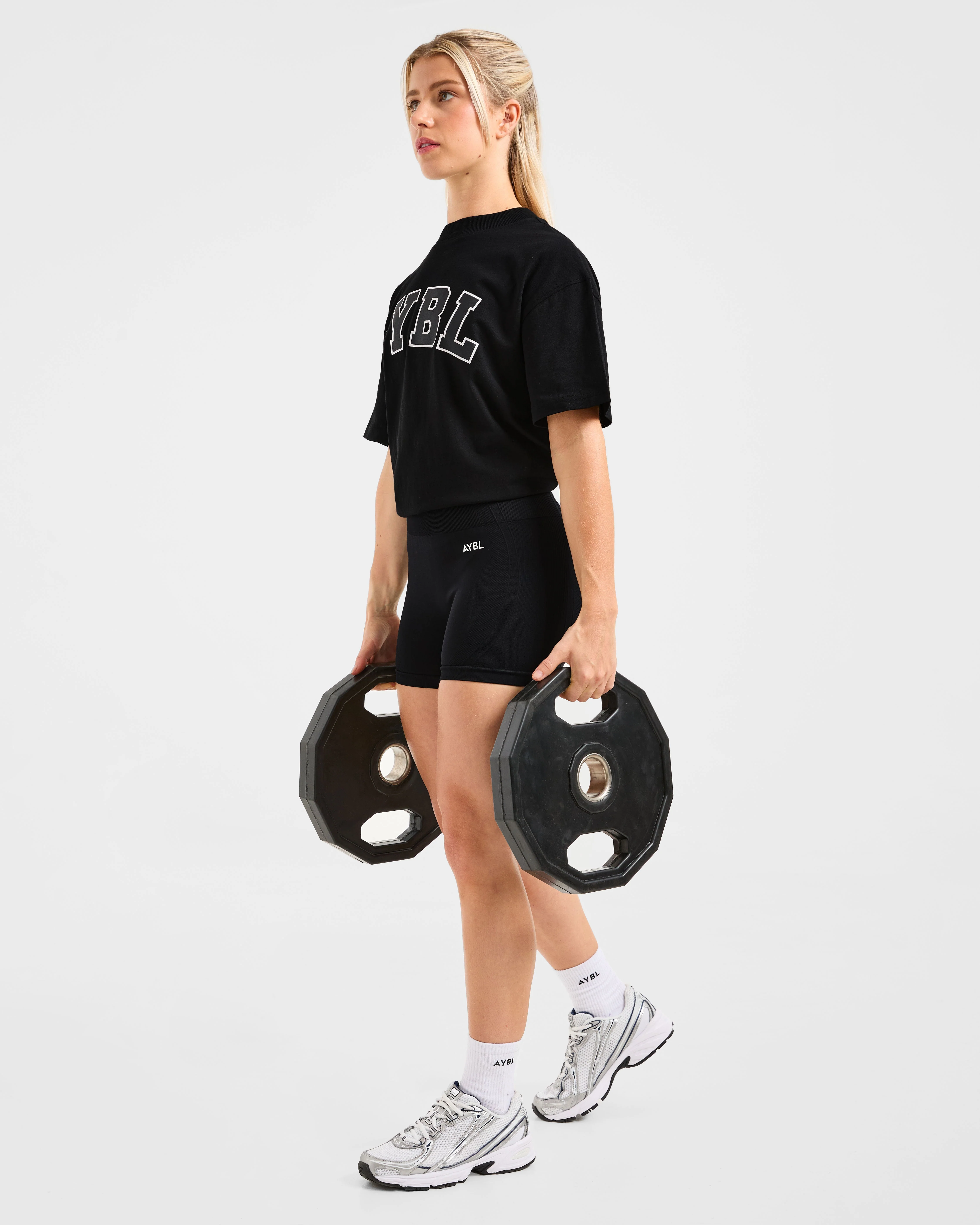Varsity 2.0 Oversized T Shirt - Black - Image 8