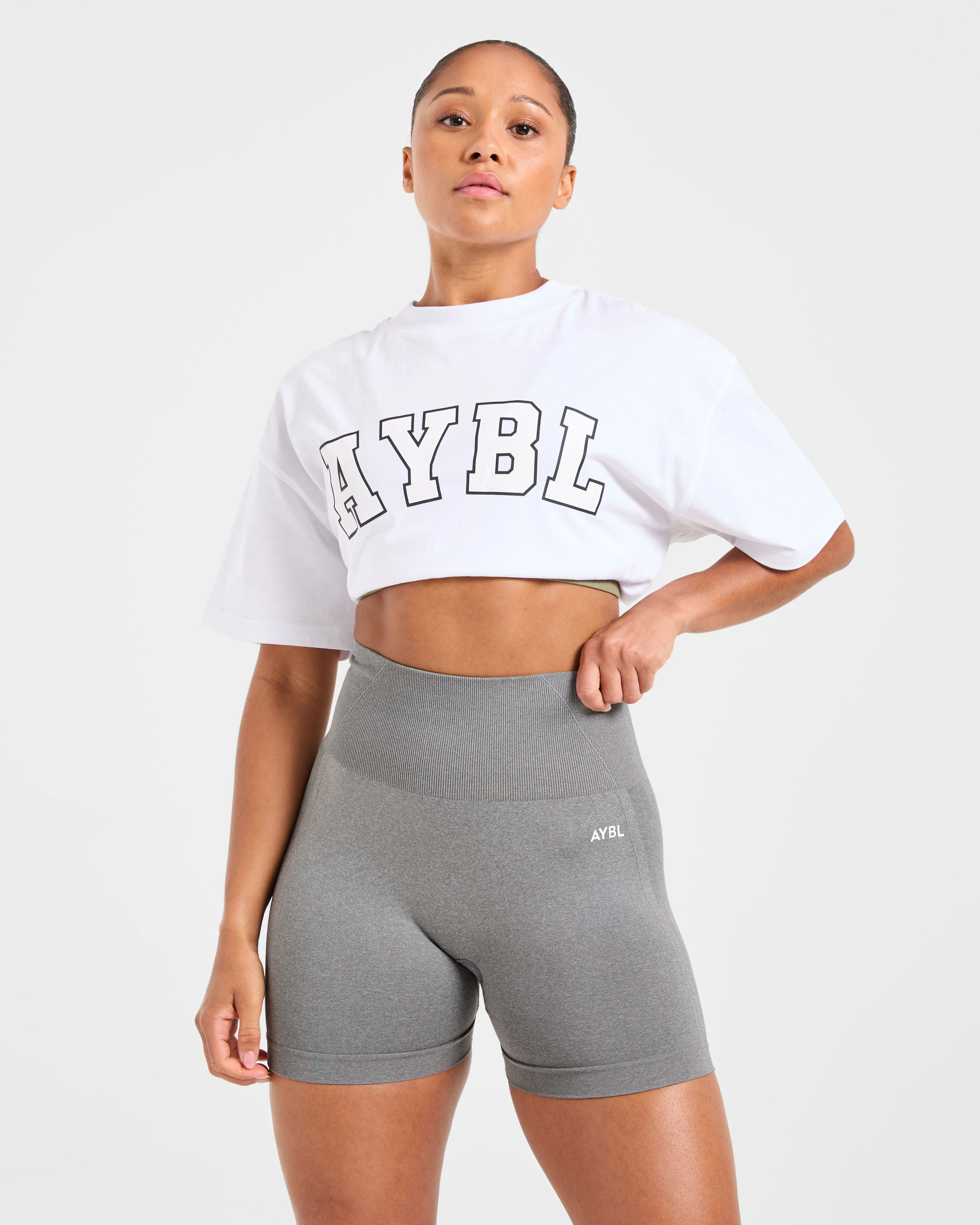 Varsity 2.0 Oversized T Shirt - White - Image 7