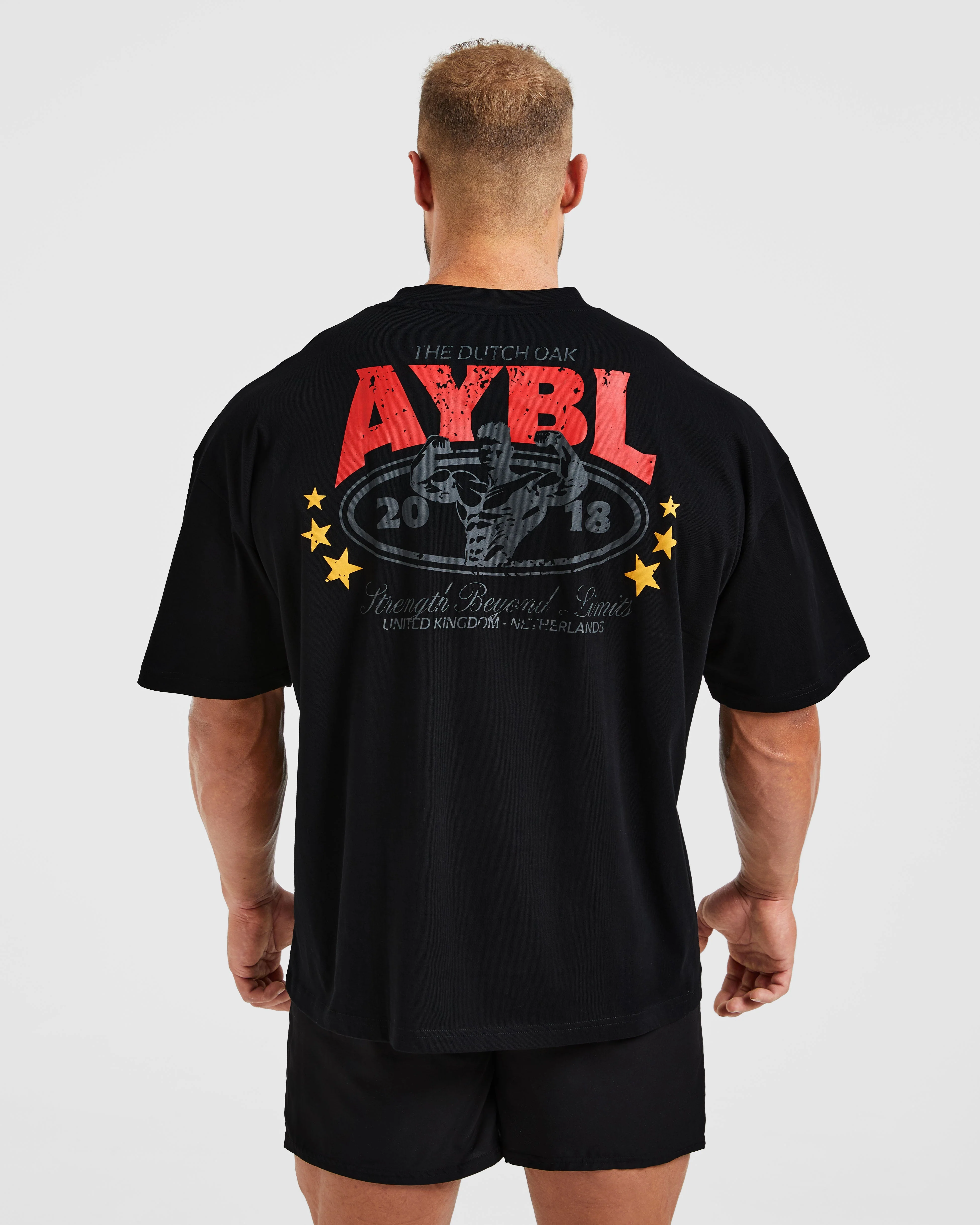 Wesley Vissers X Beyond Limits Oversized T Shirt - Black/Charcoal