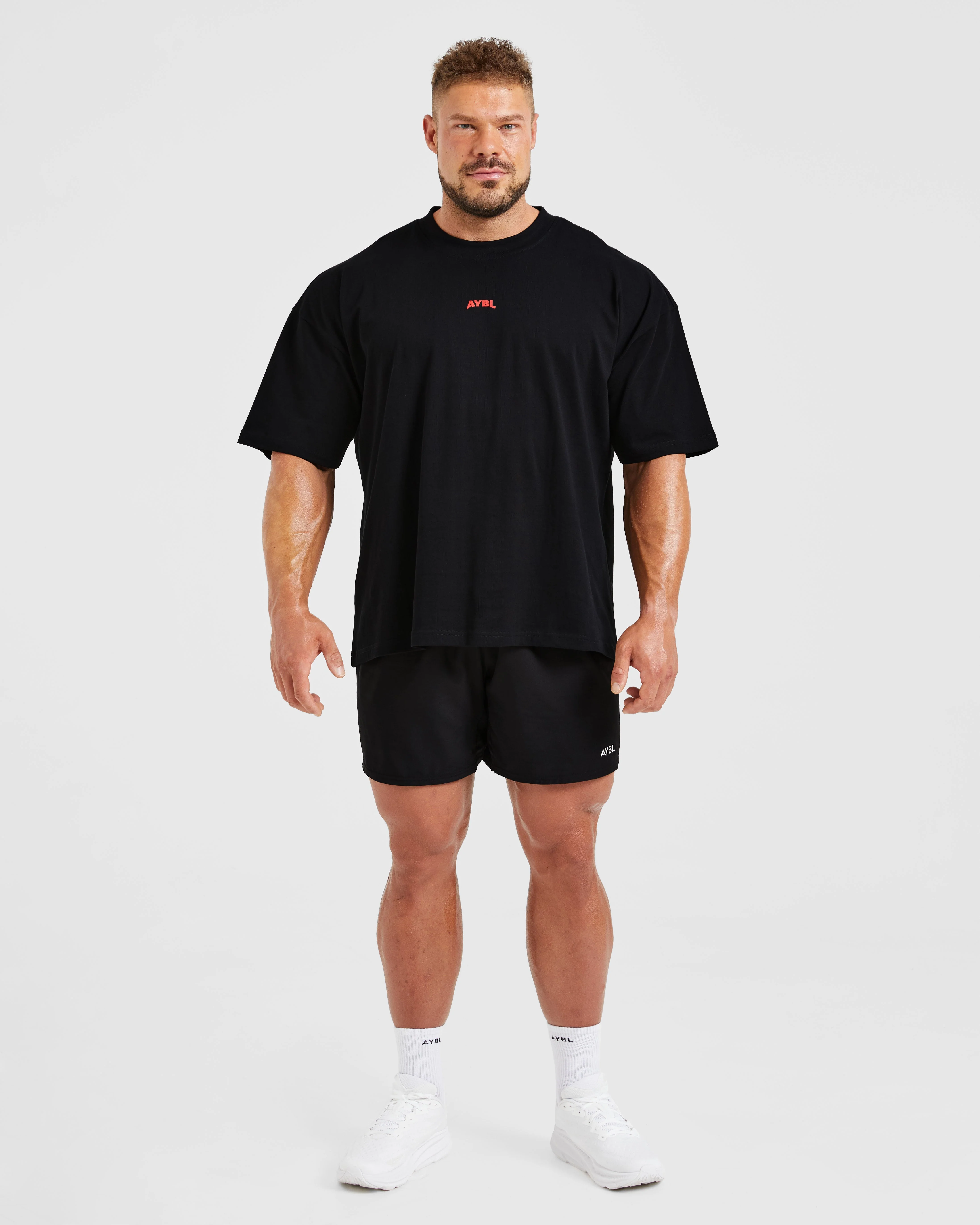 Wesley Vissers X Beyond Limits Oversized T Shirt - Black/Charcoal - Image 3